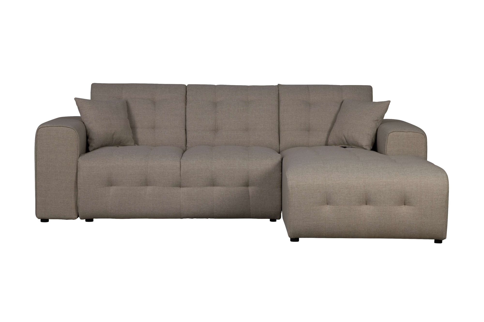 Home affaire Ecksofa »Nosia L-Form«, incl. 2 Zierkissen, mit feiner Steppung