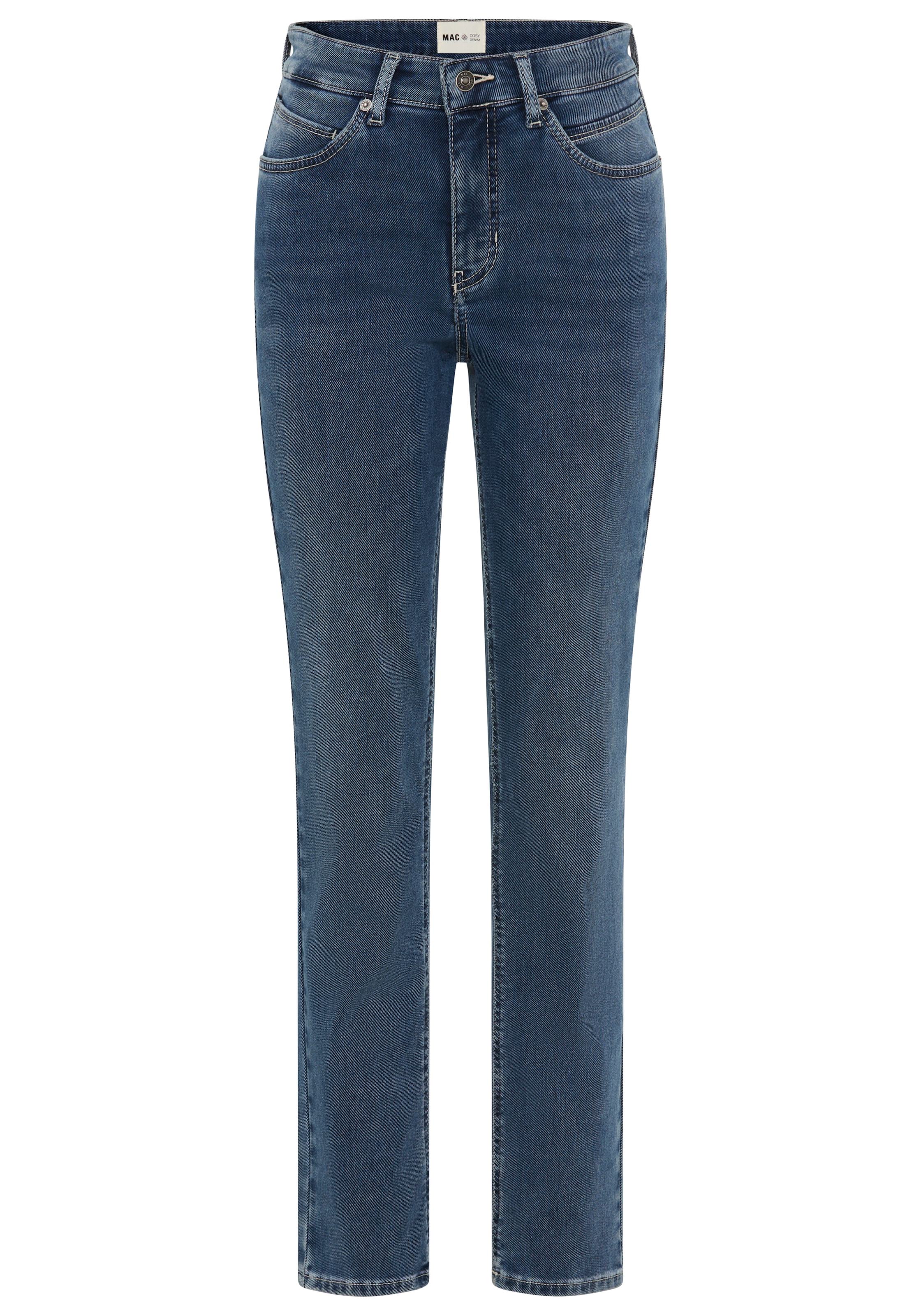 MAC Straight-Jeans »MACMELANIE« Sportives Naht-Detail am Tascheneingriff