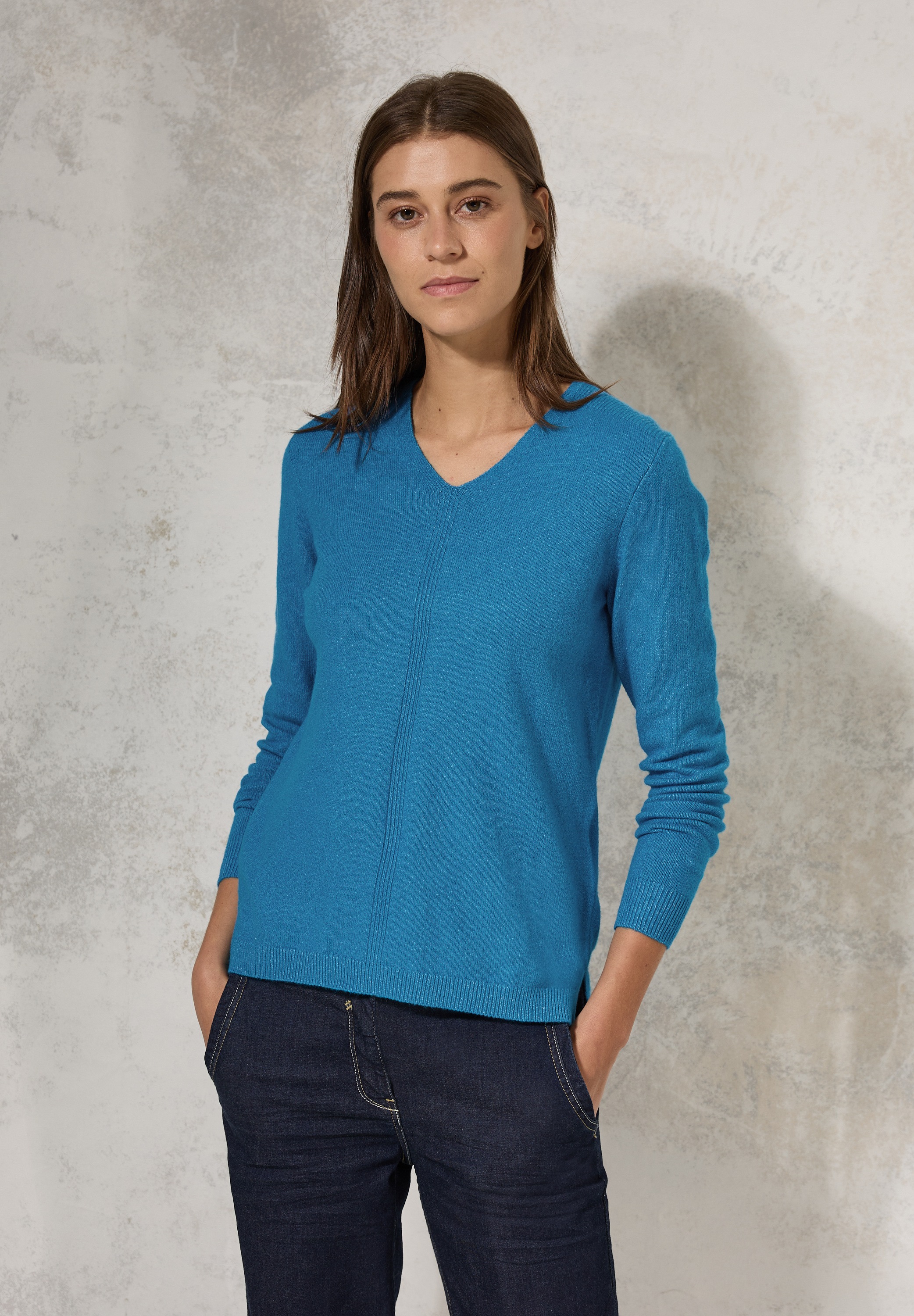 Cecil Strickpullover, mit Strick-Detail