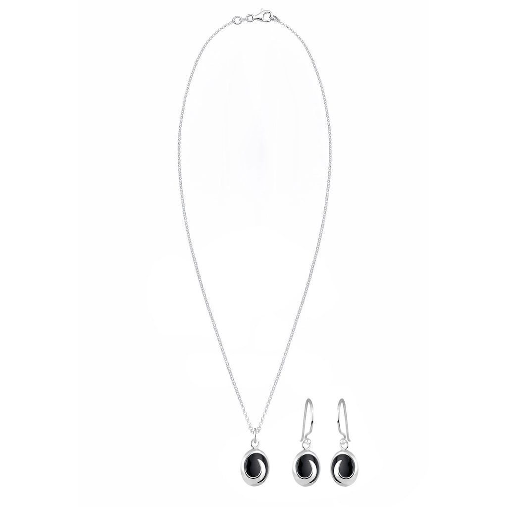 Elli Schmuckset »Onyx 925 Sterling Silber«