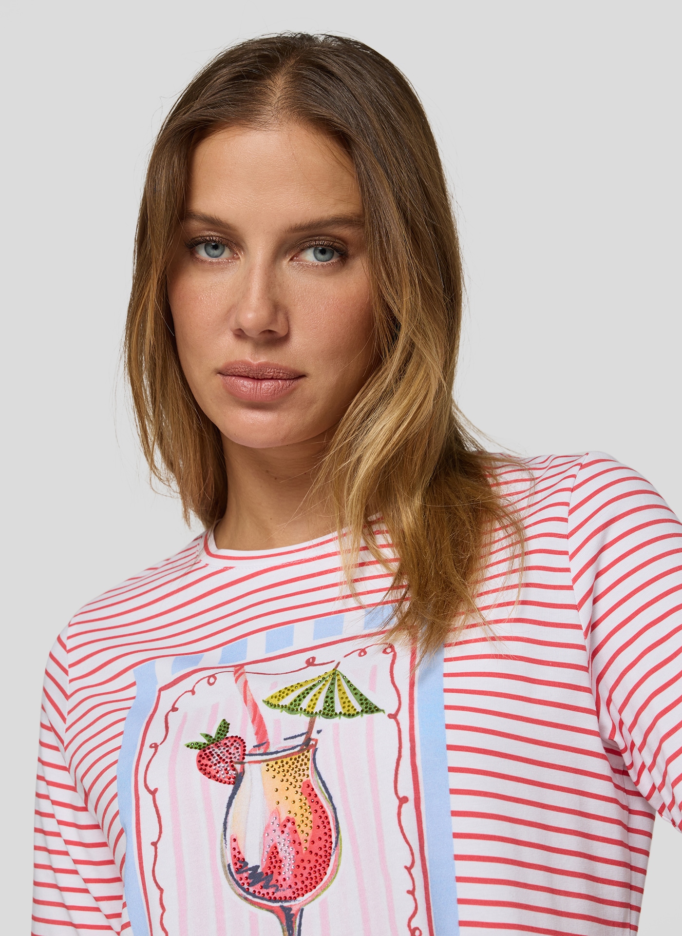 Rabe T-Shirt mit Print