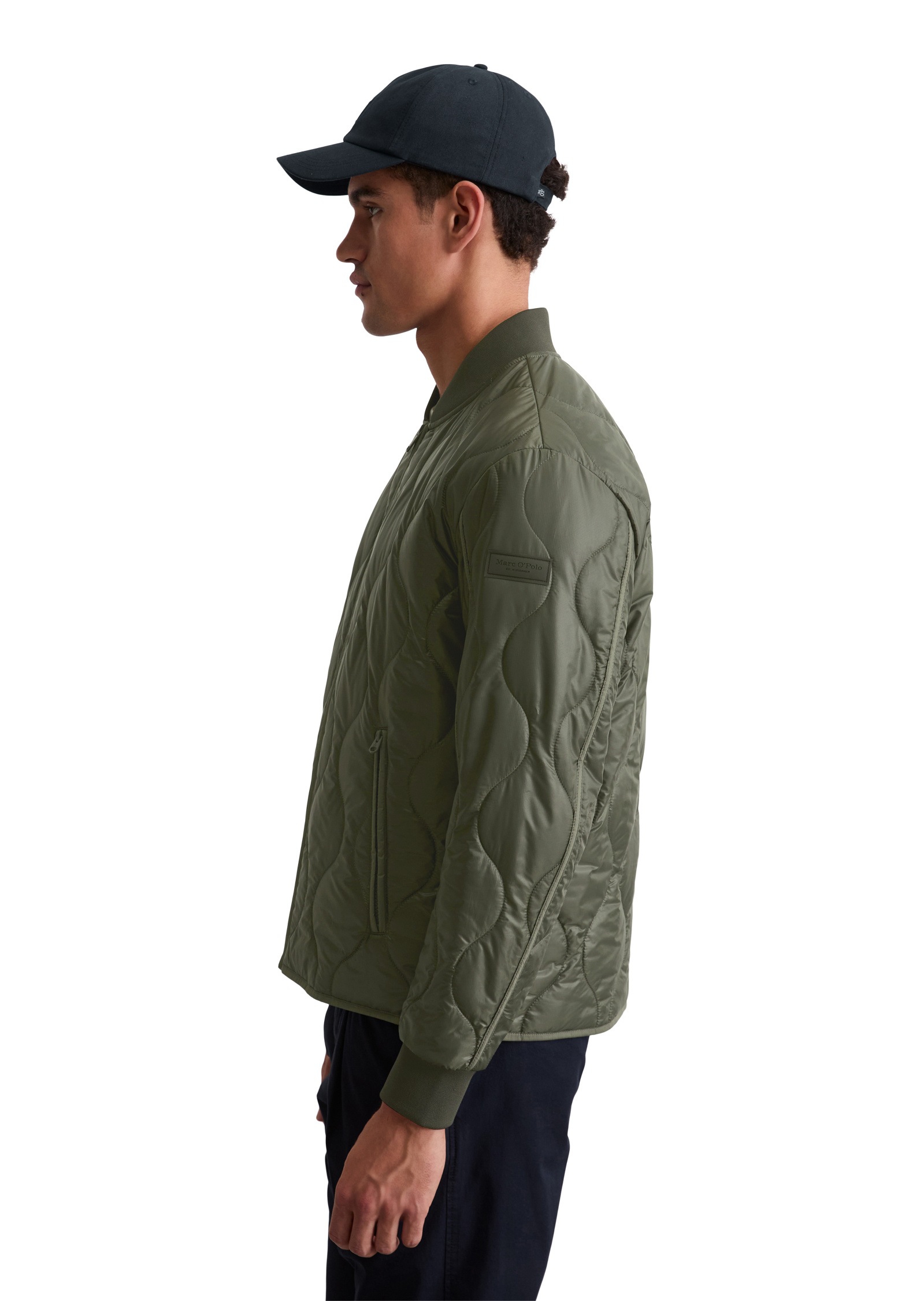 Marc OPolo Outdoorjacke "aus recyceltem Performance-Polyester", ohne Kapuze günstig online kaufen