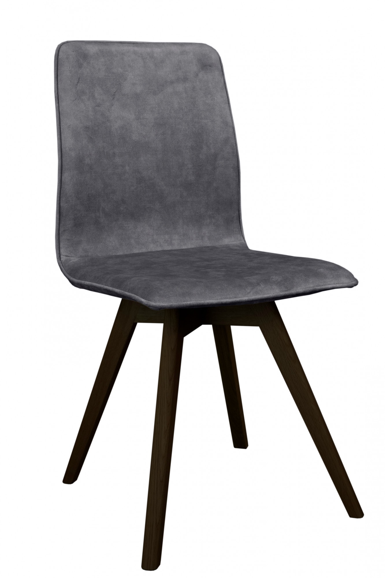 andas Esszimmerstuhl »Rania«, (Set), 2 St., Samtvelours, Massivholzgestell, mit Keder