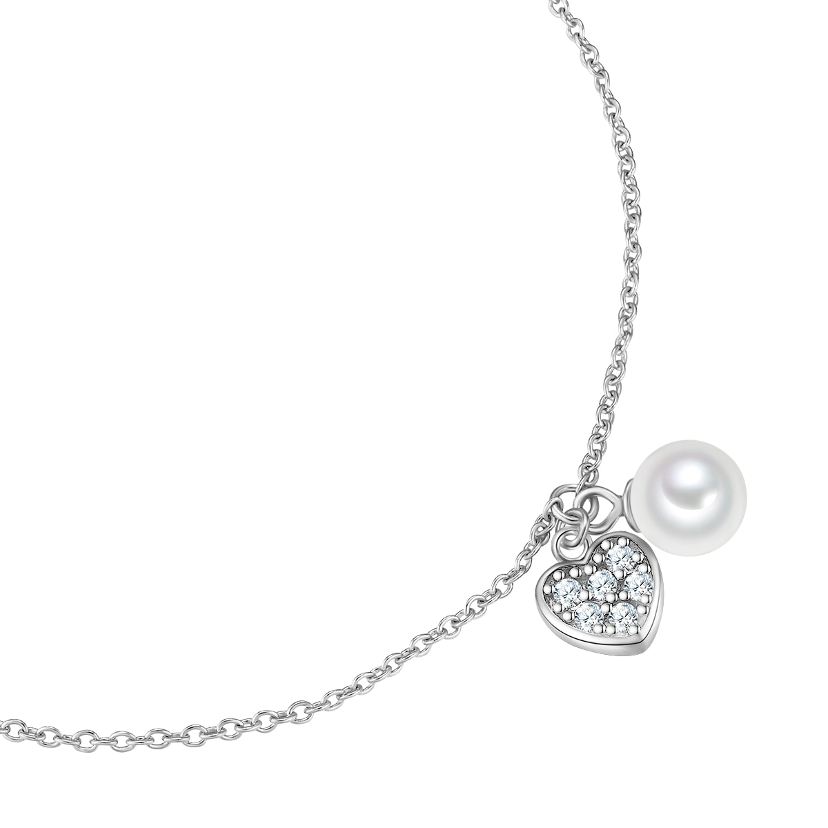 Glanzstücke München Gliederarmband »GSM2196« aus Sterling Silber