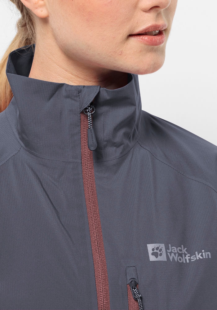 Jack Wolfskin Fahrradjacke »MOROBBIA 2.5L JKT W«, mit Kapuze