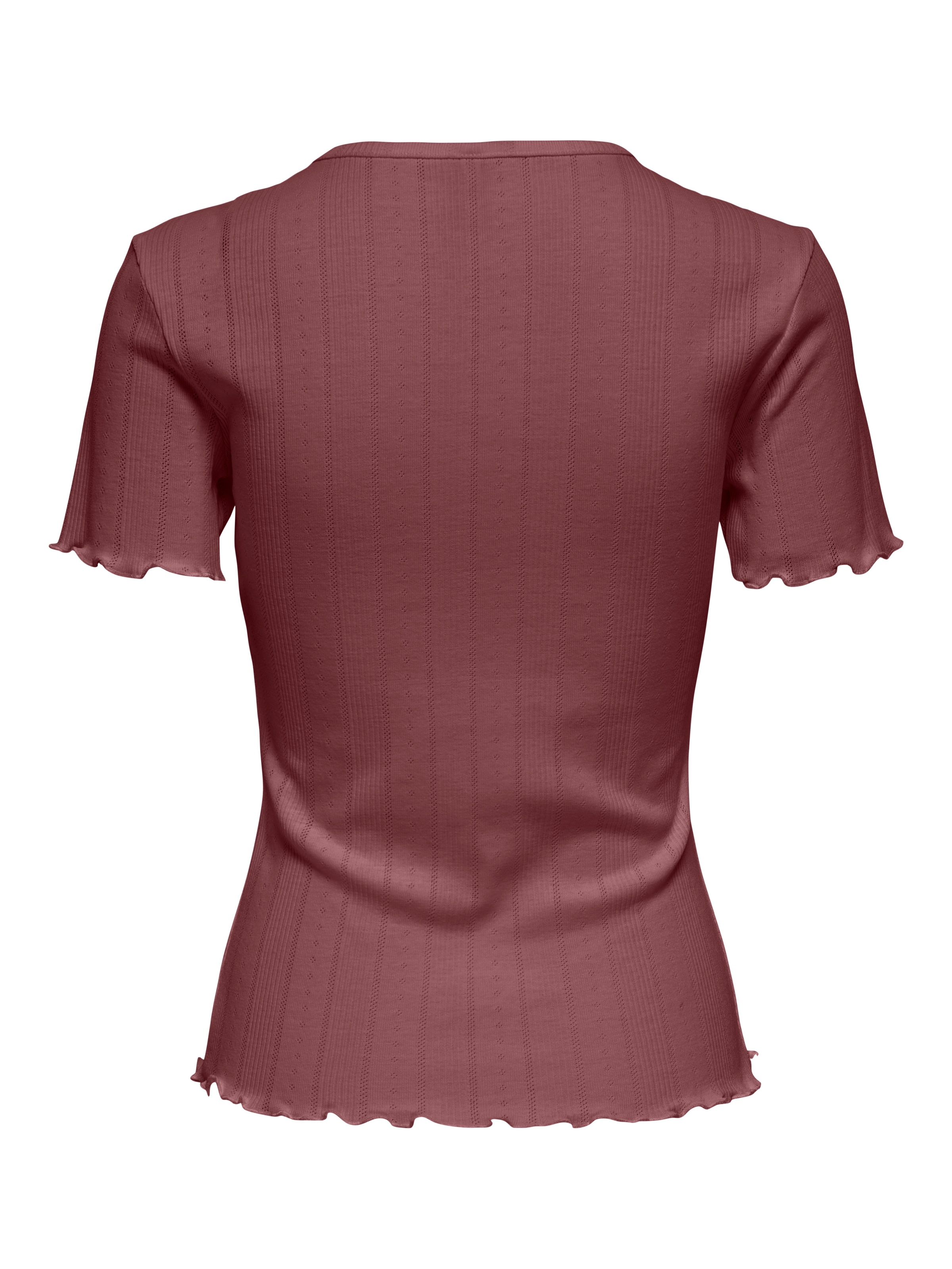 ONLY Onltenna O-Neck Short Sleeve Top Junior Rose Brown XL 3