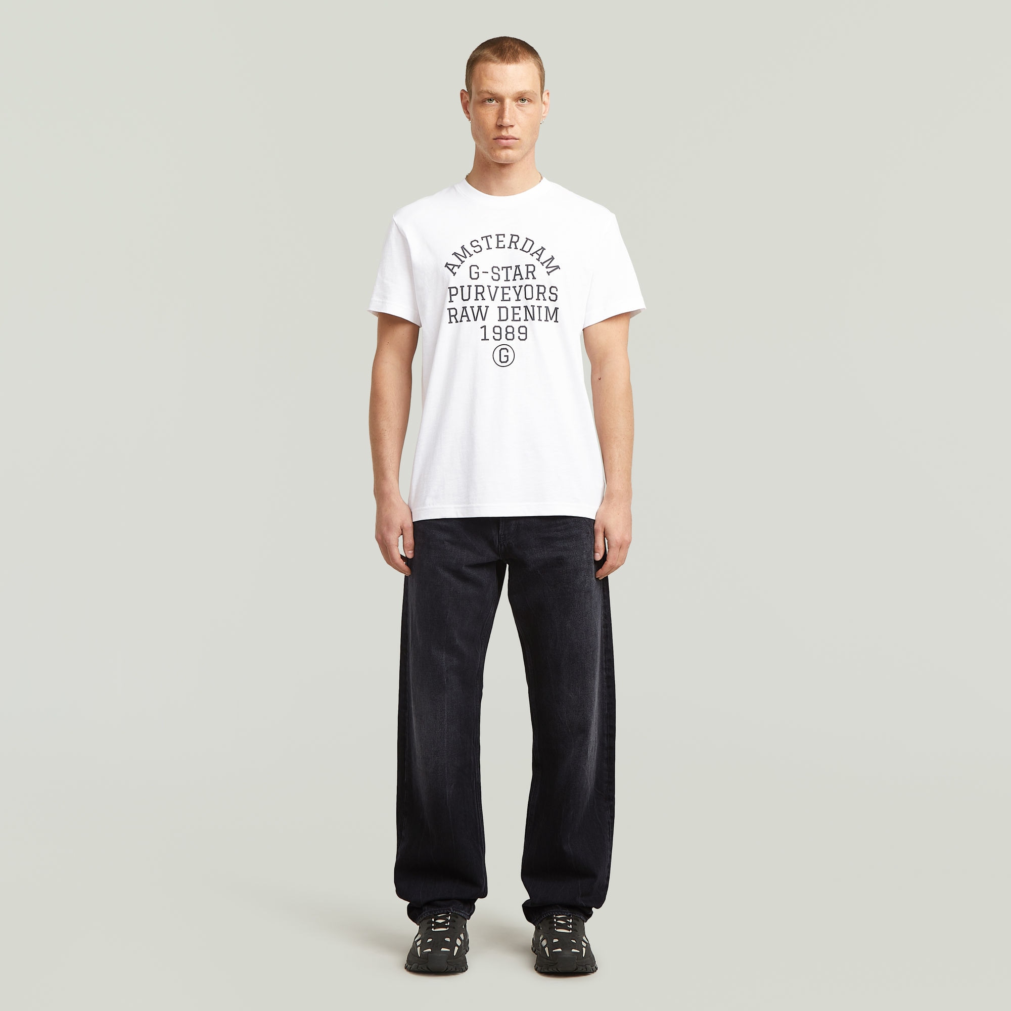 G-STAR T-Shirt »Purveyors« mit Rundhals, Frontprint