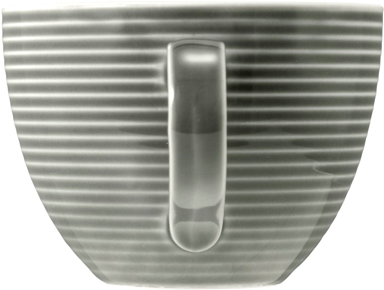 Seltmann Weiden Kaffeeservice »Geschirr-Set, Service Beat«, (Set, 18 tlg.), Teller, Tassen, Untertassen, Rillendekor, 18 Teile, für 6 Personen