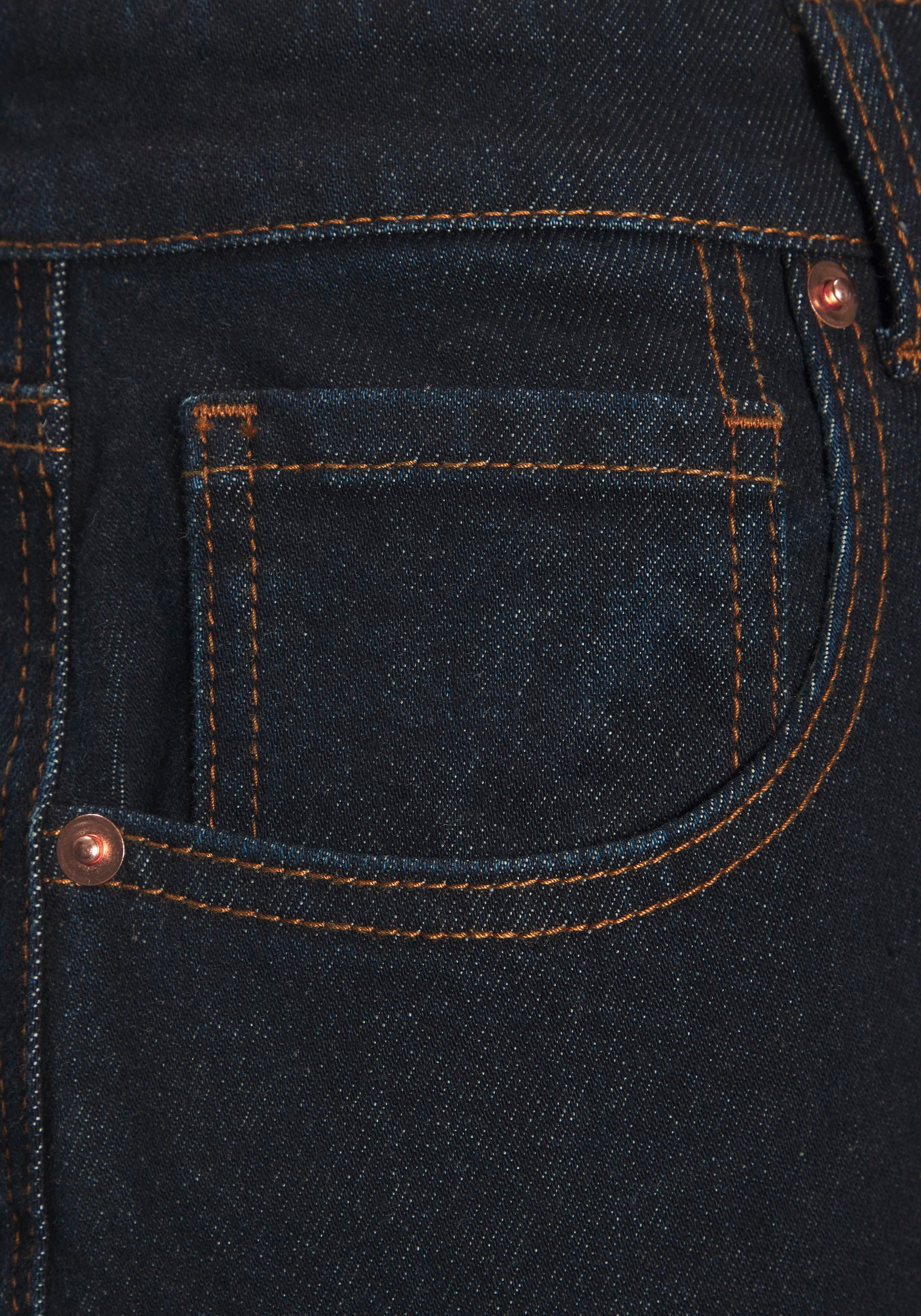 LASCANA Mom-Jeans, mit hohem Bund. elastische Denimware