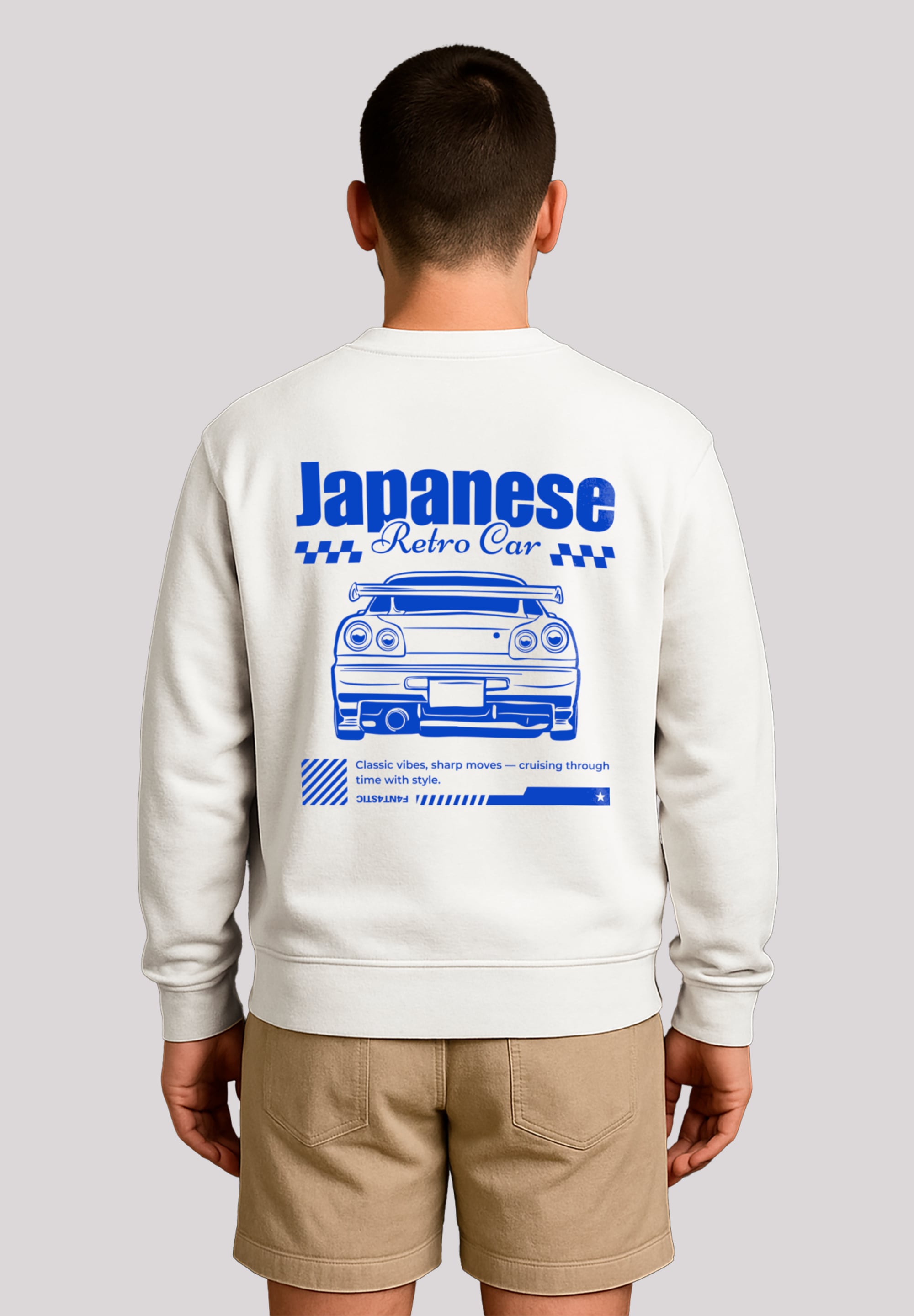 F4NT4STIC Sweatshirt »Retro Car Japanese Streetstyle«, Japan Streetwear Styles