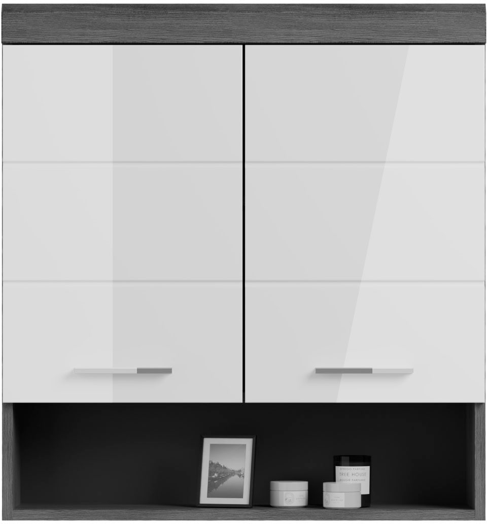 INOSIGN Hängeschrank "SIENA, Breite 74cm, 2 Türen, 1 offenes Fächer, MDF-Fr günstig online kaufen