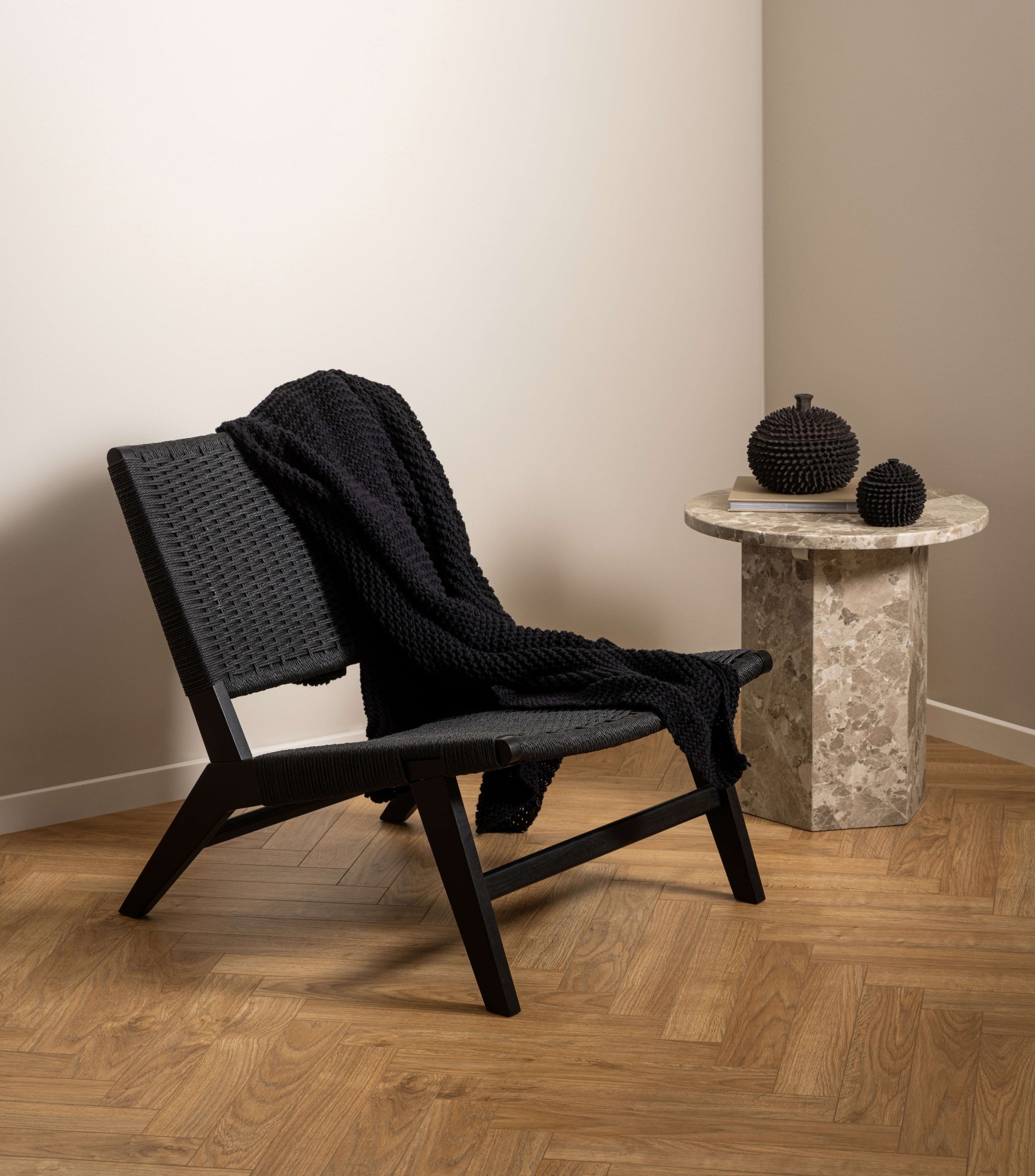 ACTONA GROUP Loungesessel »Carson«, Eiche, minimalistischer Stil, erhältlich in zwei Farben