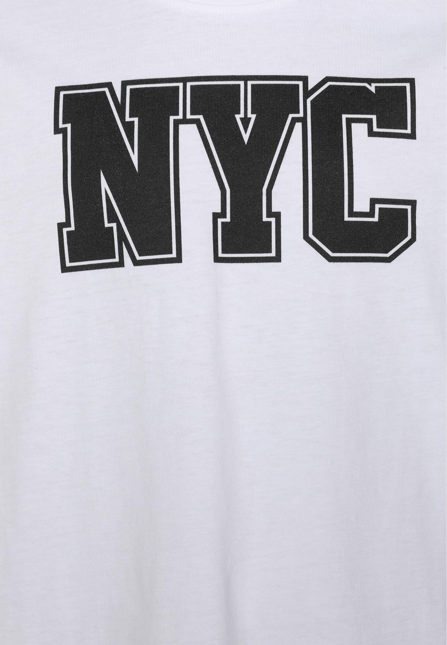 URBAN CLASSICS T-Shirt »Urban Classics T-Shirt 2 Pack - kurzarm - USA & NYC College«, (1 tlg.)