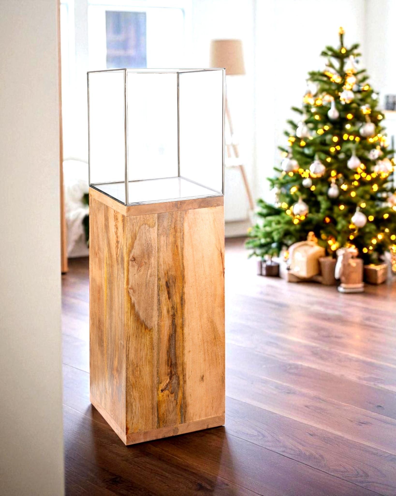 GILDE Bodenwindlicht "Windlicht, Kerzenhalter Säule, 91.26x26cm, Geschenkid günstig online kaufen