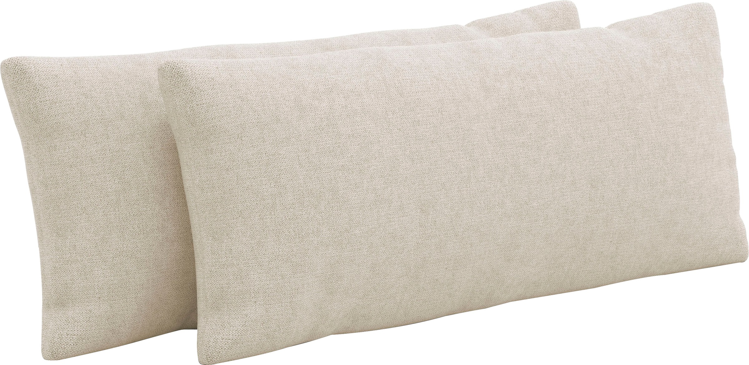 Auflagekissen SIT & MORE "Amica", beige (creme), B:65cm H:25cm T:12cm, 95% Polyester, 5% Polyamid, Polsterauflagen, zur Auswahl Sets mit 2 oder 3 Stück