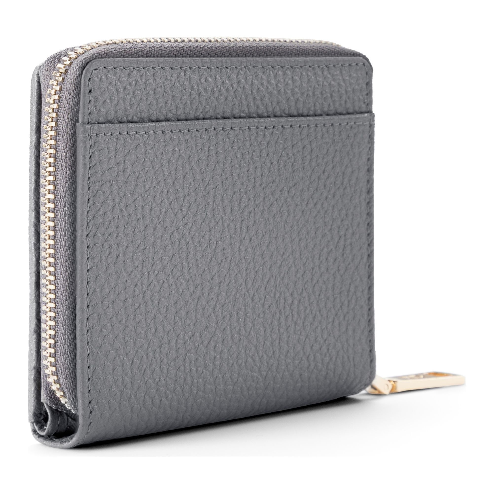 Lazarotti Geldbörse »Bologna Leather Medium Zip-Around Geldbörse Leder 10 cm«