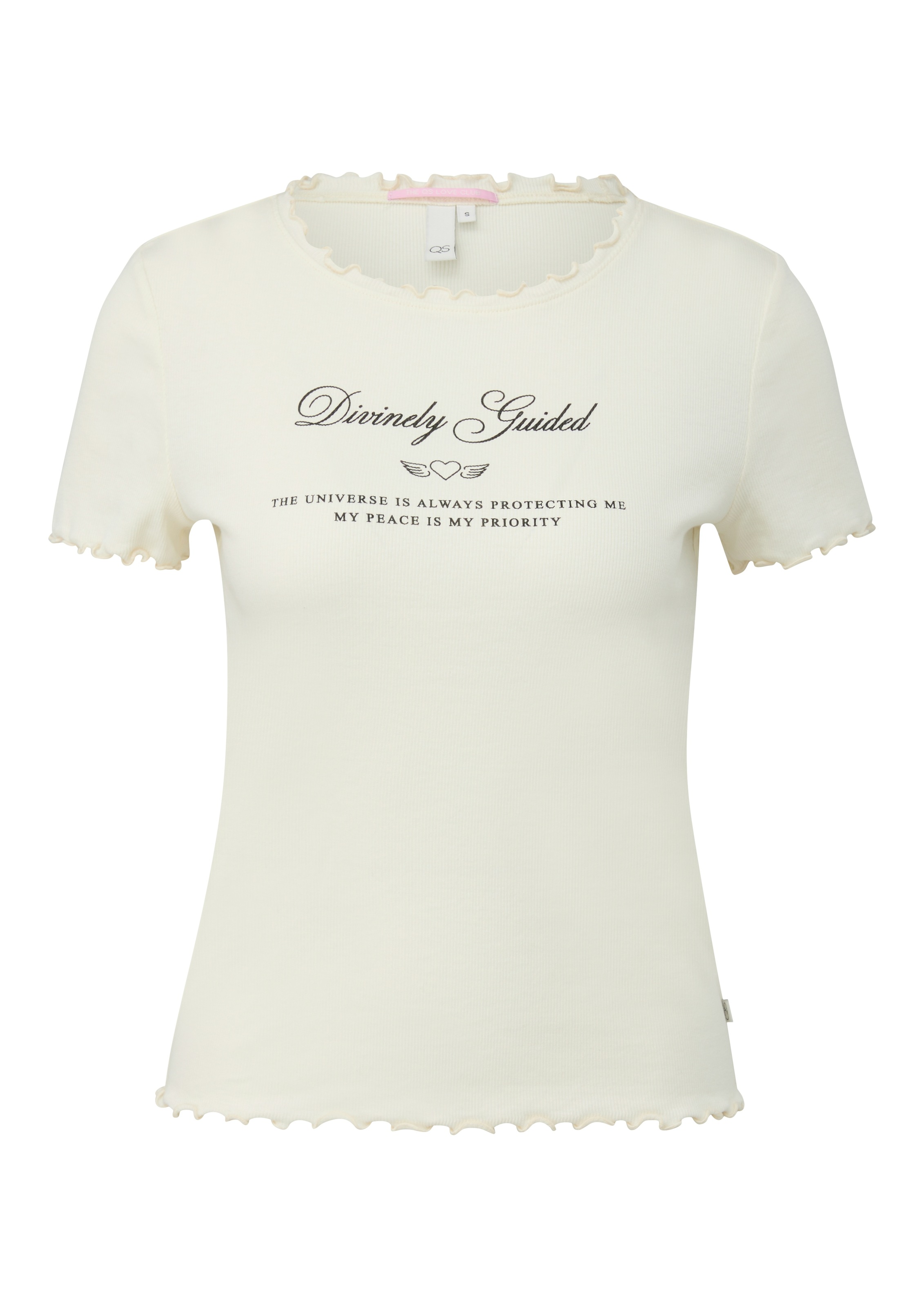 QS Women's Short Sleeve T-Shirt Ecru XXL 3