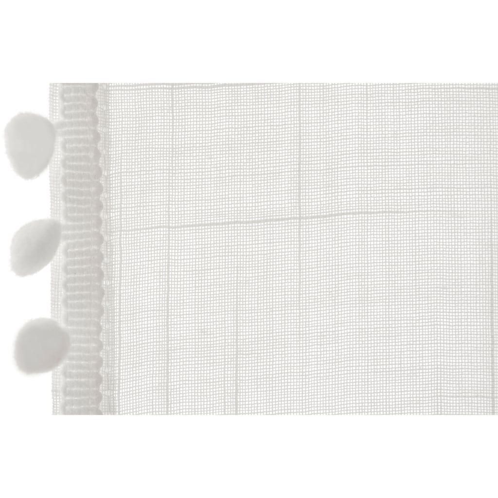 freundin Home Collection Gardine »Natural Charme 00 offwhite«, (1 St.)