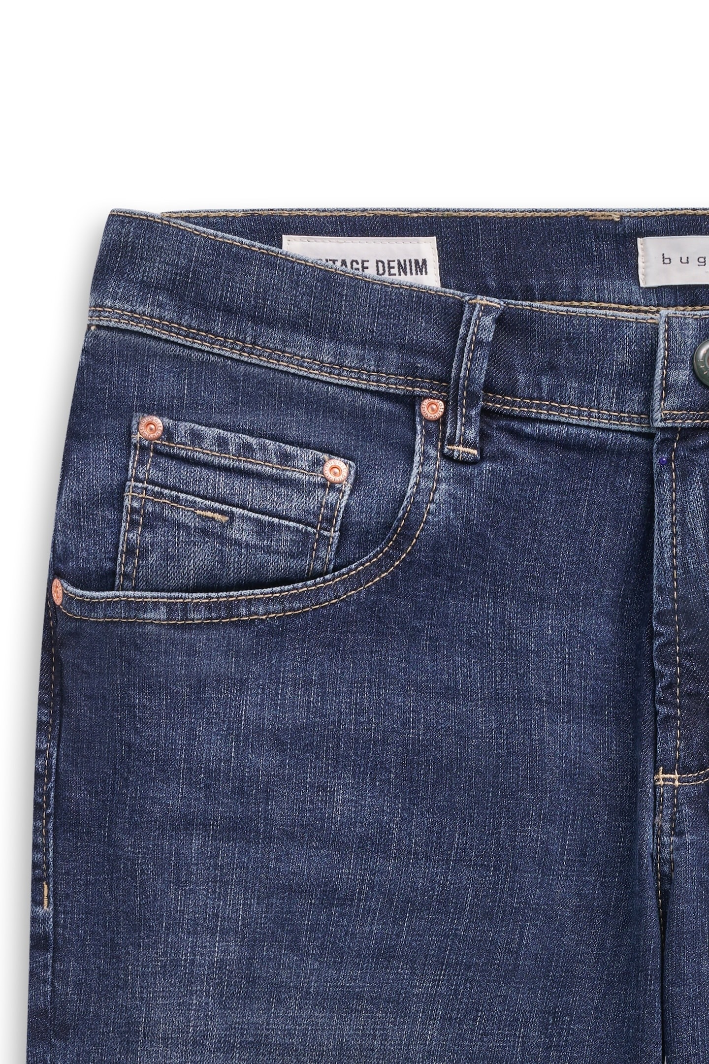 bugatti 5-Pocket-Jeans »Tapered Fit«, aus Stretch Handcrafted Denim
