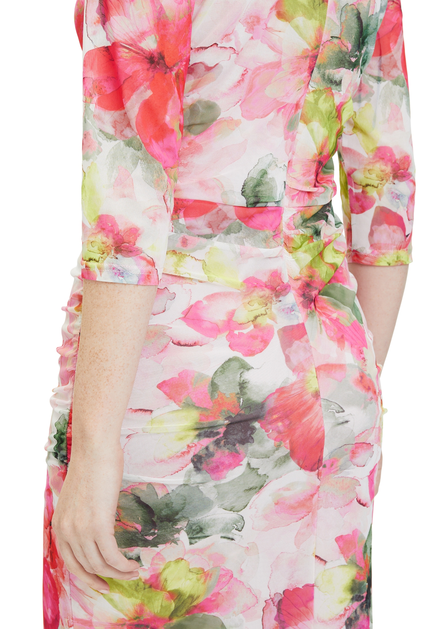 Vera Mont Etuikleid »Vera Mont Etuikleid mit Blumenprint«, Raffung