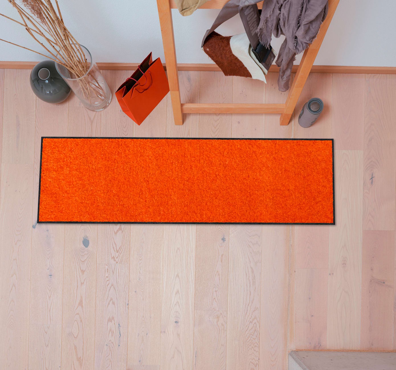 Fußmatte SALONLOEWE Gr. 6, orange, B:100cm H:7mm L:150cm, Polyamid, Teppiche, Fußmatte 3