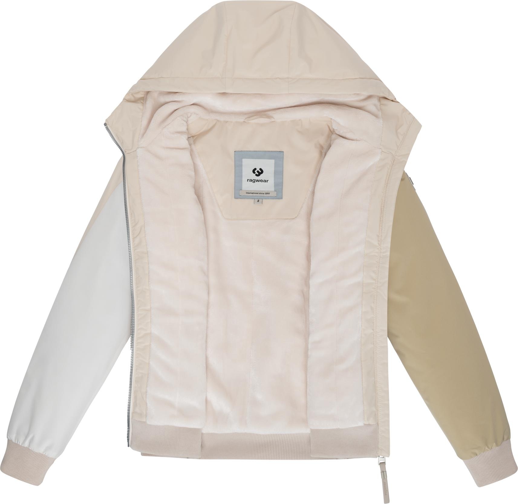 Ragwear Bomberjacke »Oggie Block Warm YOUMODO«, mit Kapuze, Wasserdichte Outdoorjacke mit Kapuze