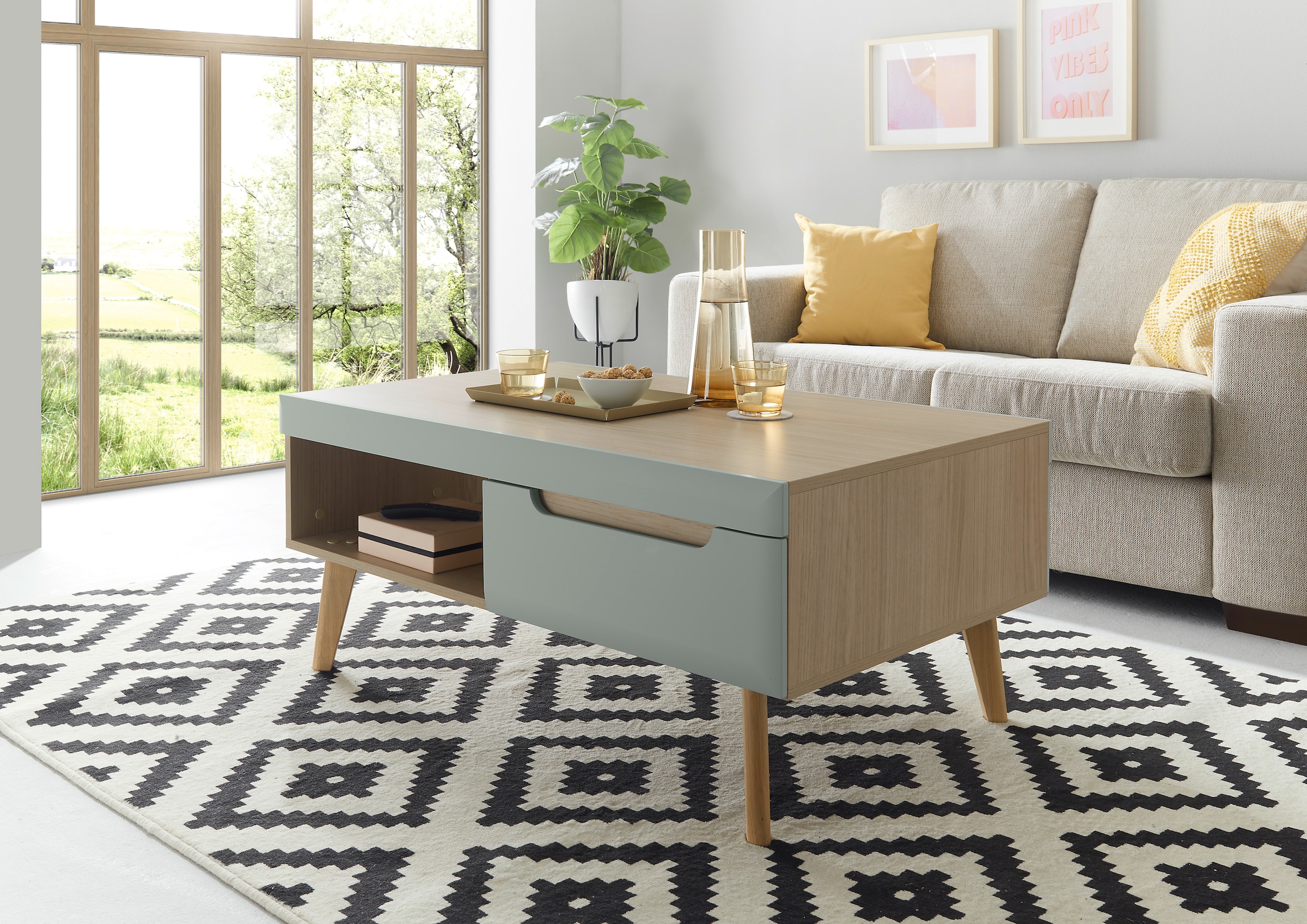 Home affaire Couchtisch "Torge, Beistelltisch, Wohnzimmertisch, Tisch, Sofa günstig online kaufen