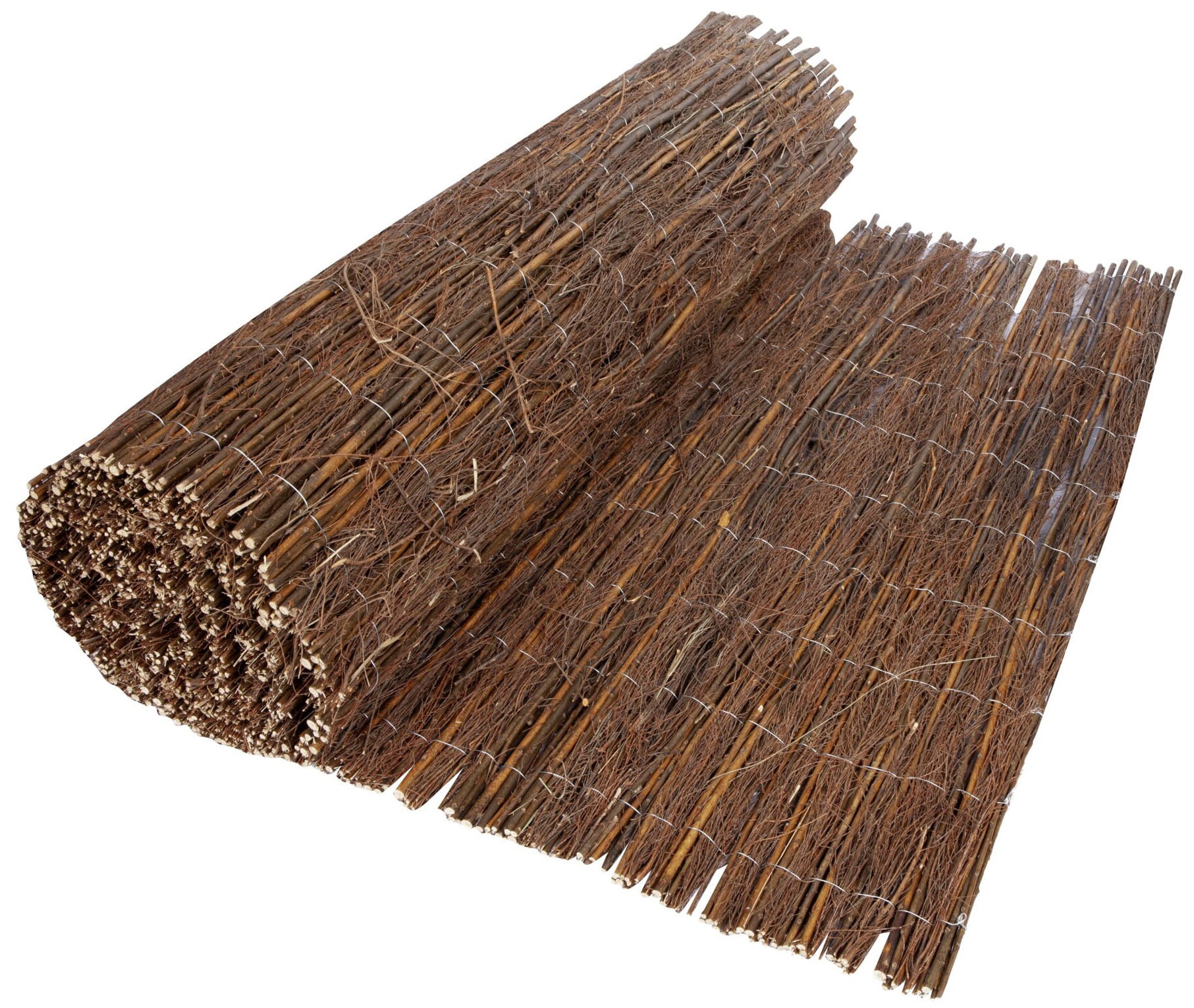 Windhager Sichtschutzzaunmatten "Highland, Verkleidung für Garten, Balkon und Terrasse" Sichtschutzzaun 2 x 3 m aus Heidekraut