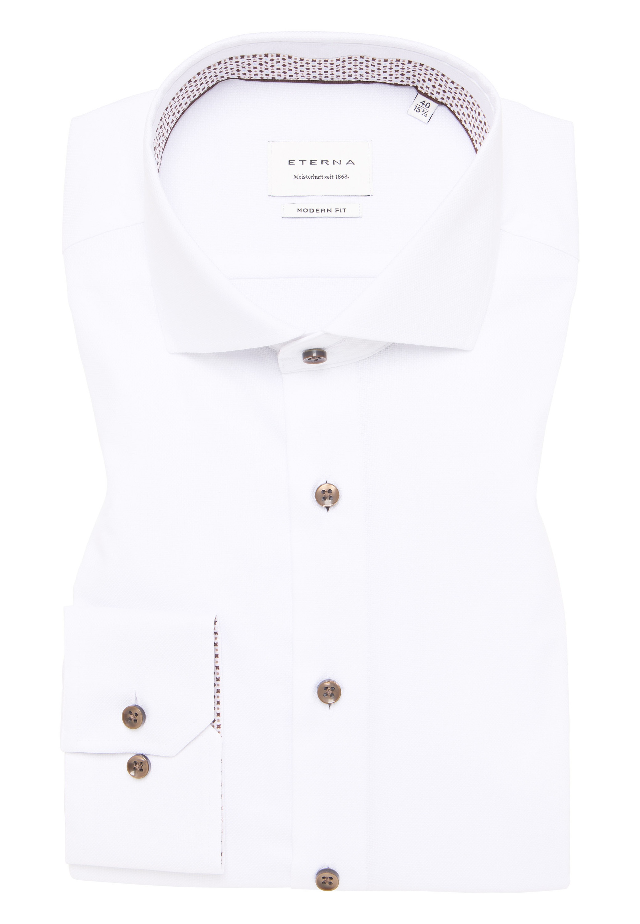 Eterna Langarmhemd »MODERN FIT«, NON IRON (bügelfrei)