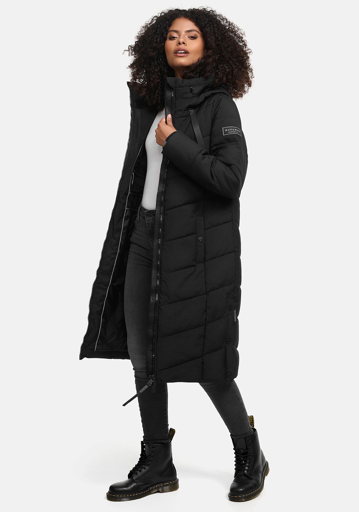 Navahoo Winterjacke »Schmatzibär«, mit weichem Teddyfell innen