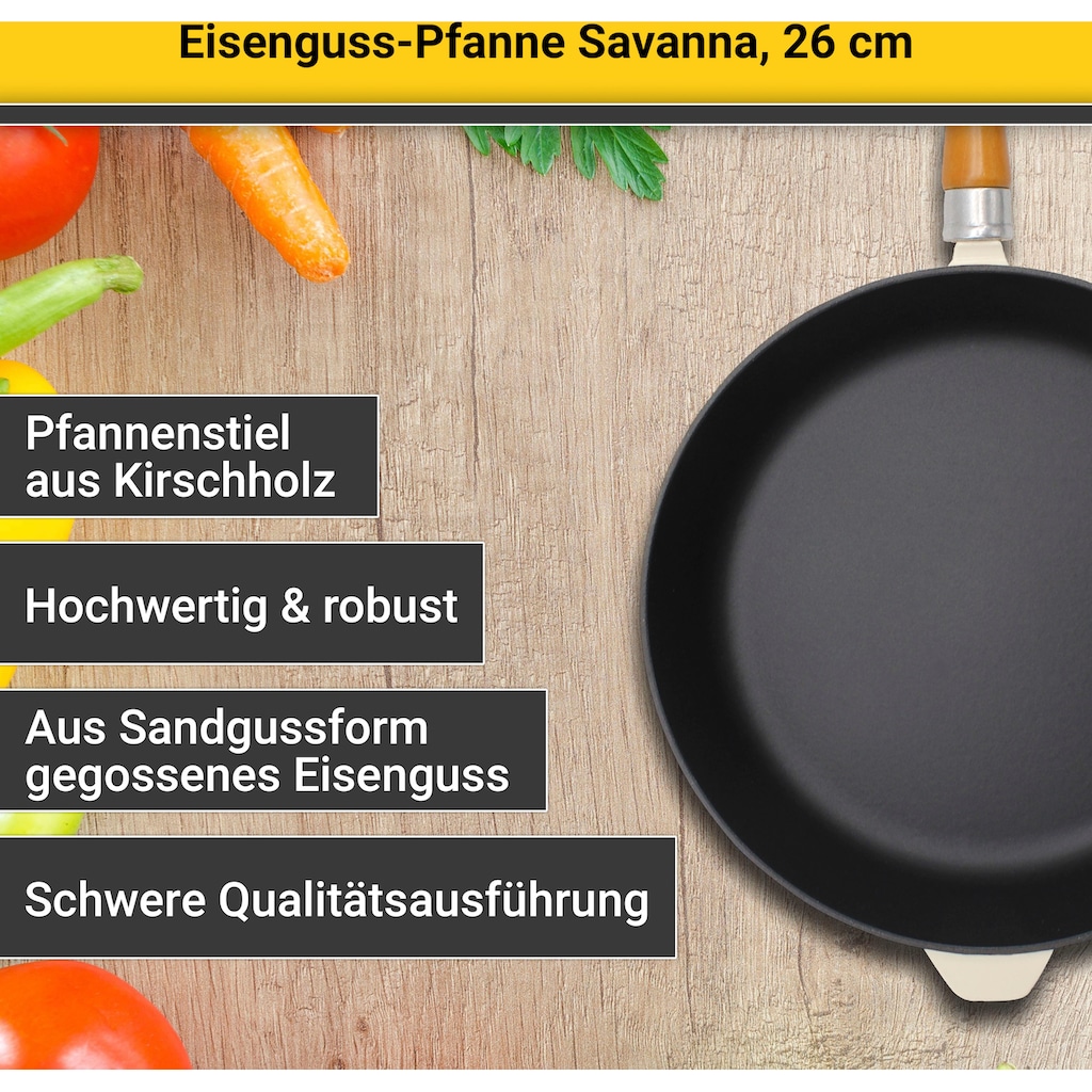 Krüger Bratpfanne »Savanna«, Eisen