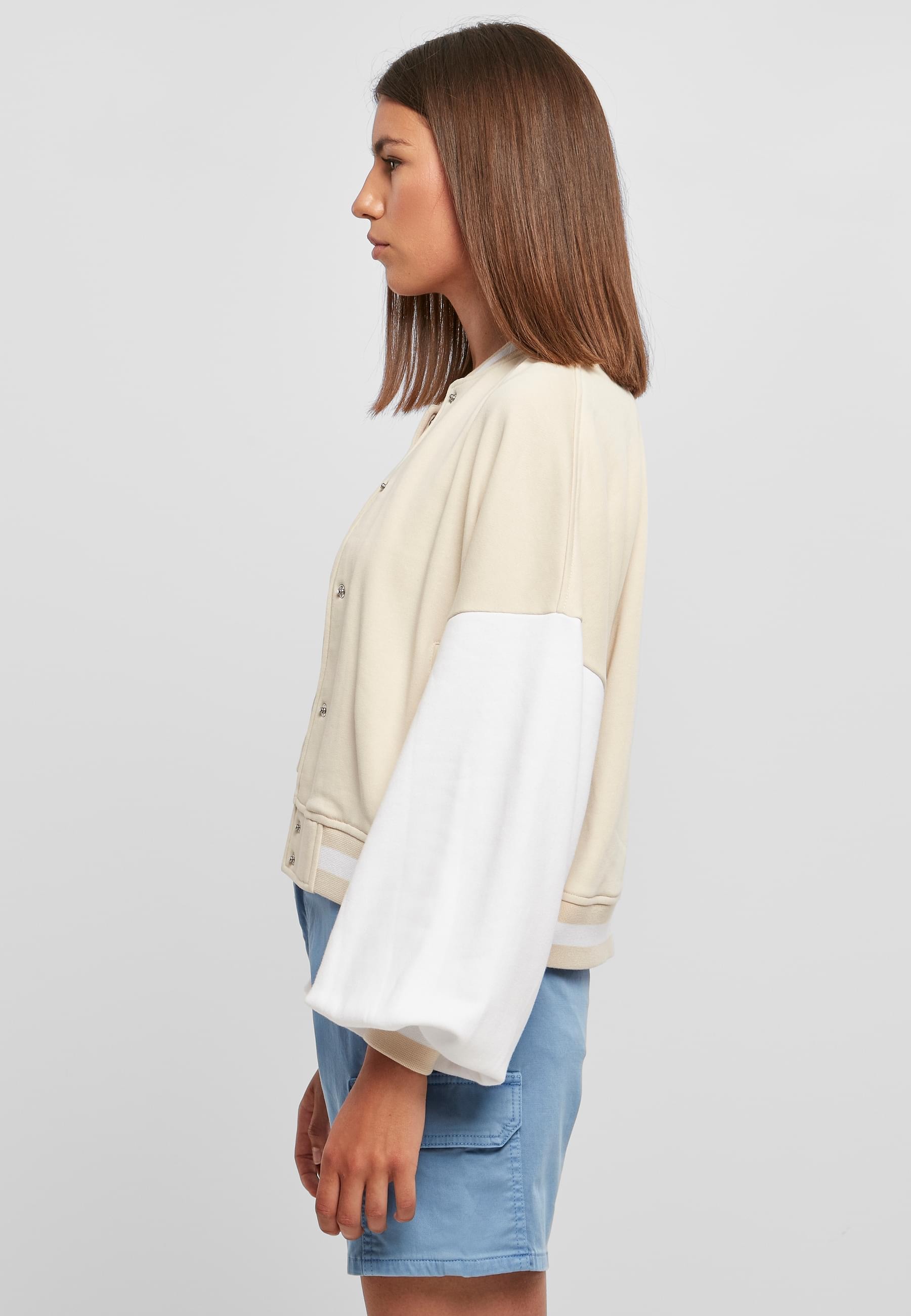 URBAN CLASSICS Collegejacke »Urban Classics Damen«, (1 St.), ohne Kapuze