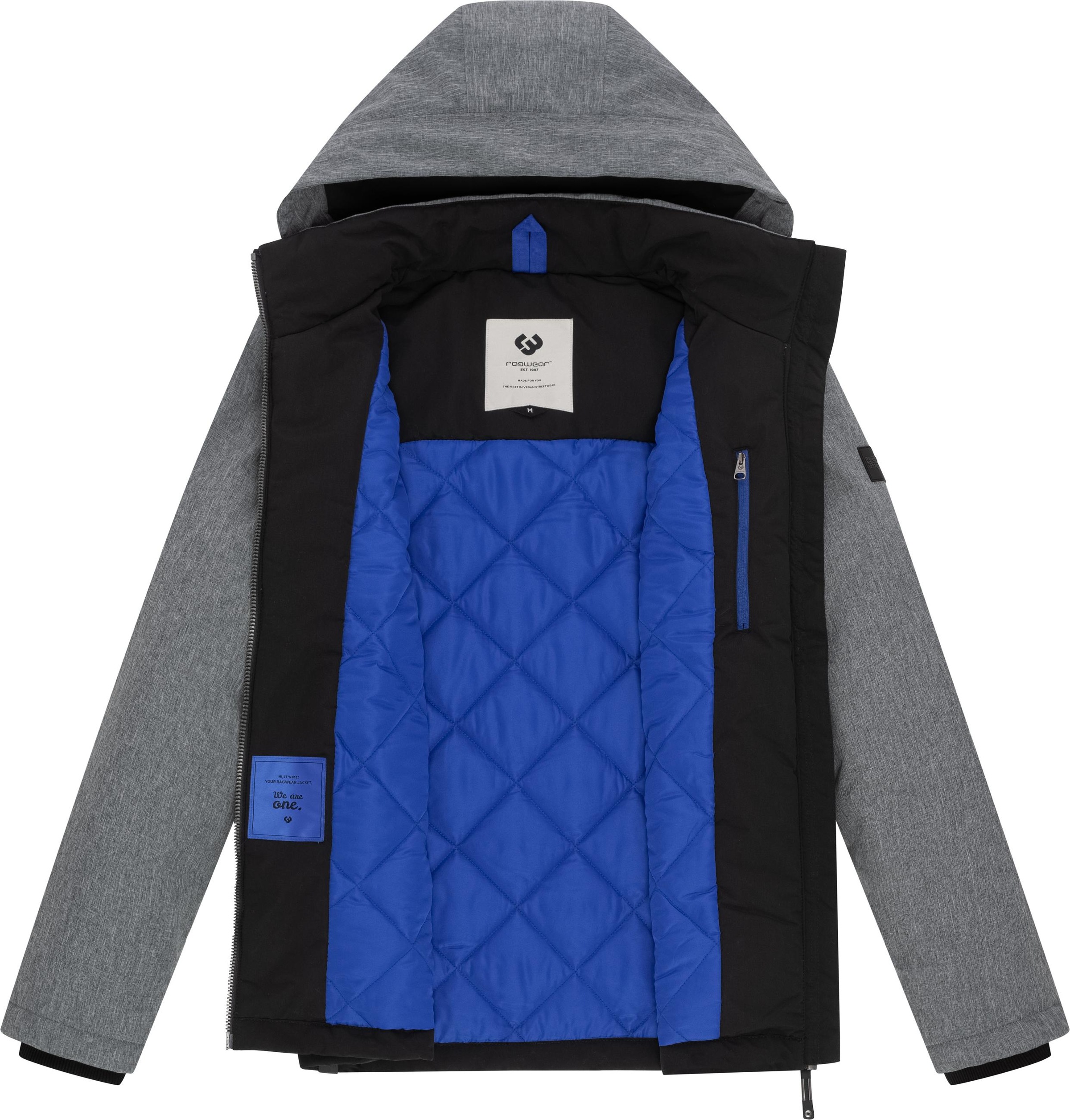 Ragwear Outdoorjacke »Roens«, mit Kapuze, Wasserdichte Herren Übergangsjacke mit Kapuze
