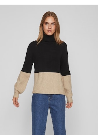 Rollkragenpullover »VIRIL BLOCKING ROLL-NK L/S KNIT TOP-NOOS«