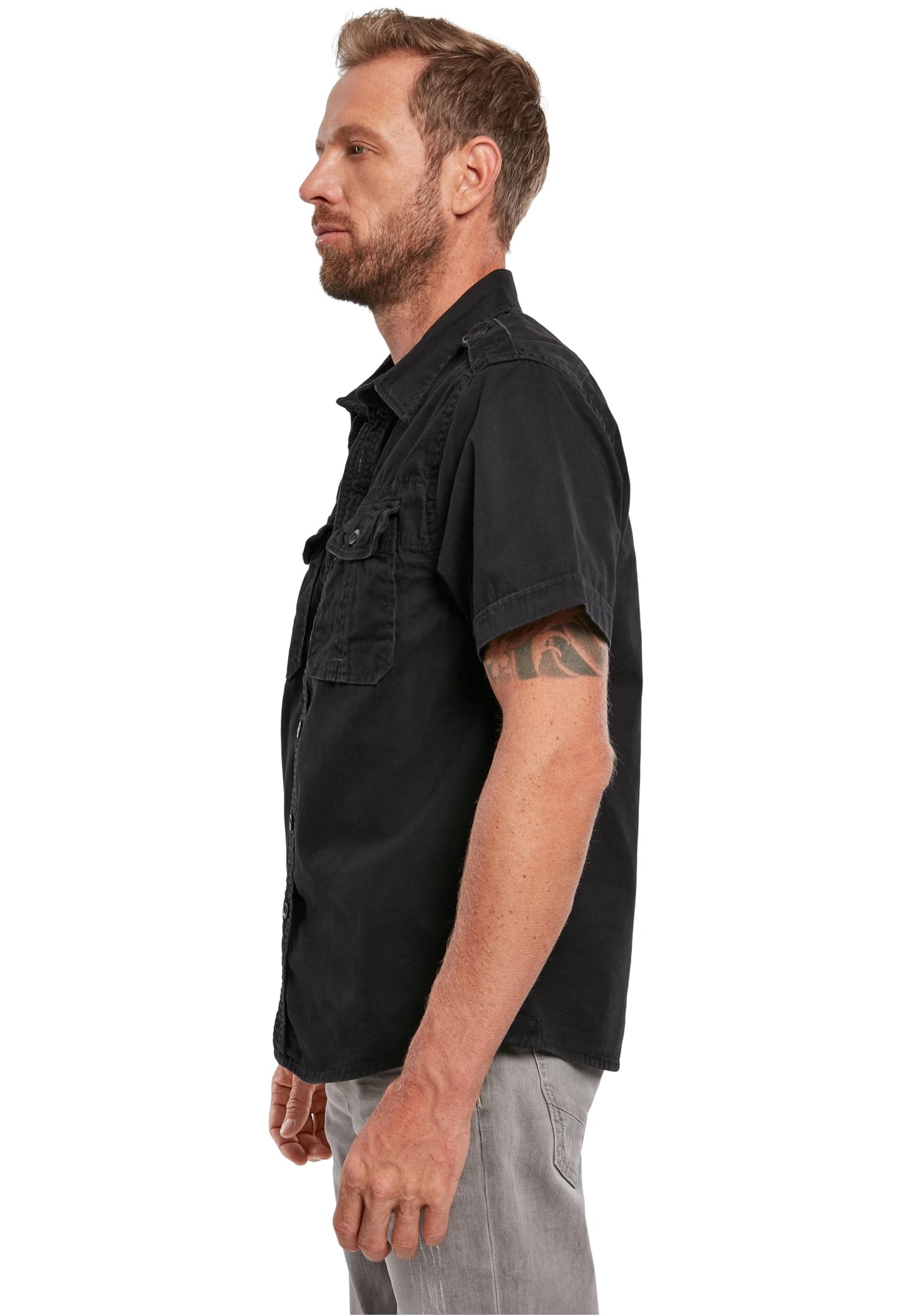 ▷ »Herren shortsleeve«, bestellen | BAUR Brandit Vintage Langarmhemd (1 tlg.) Shirt