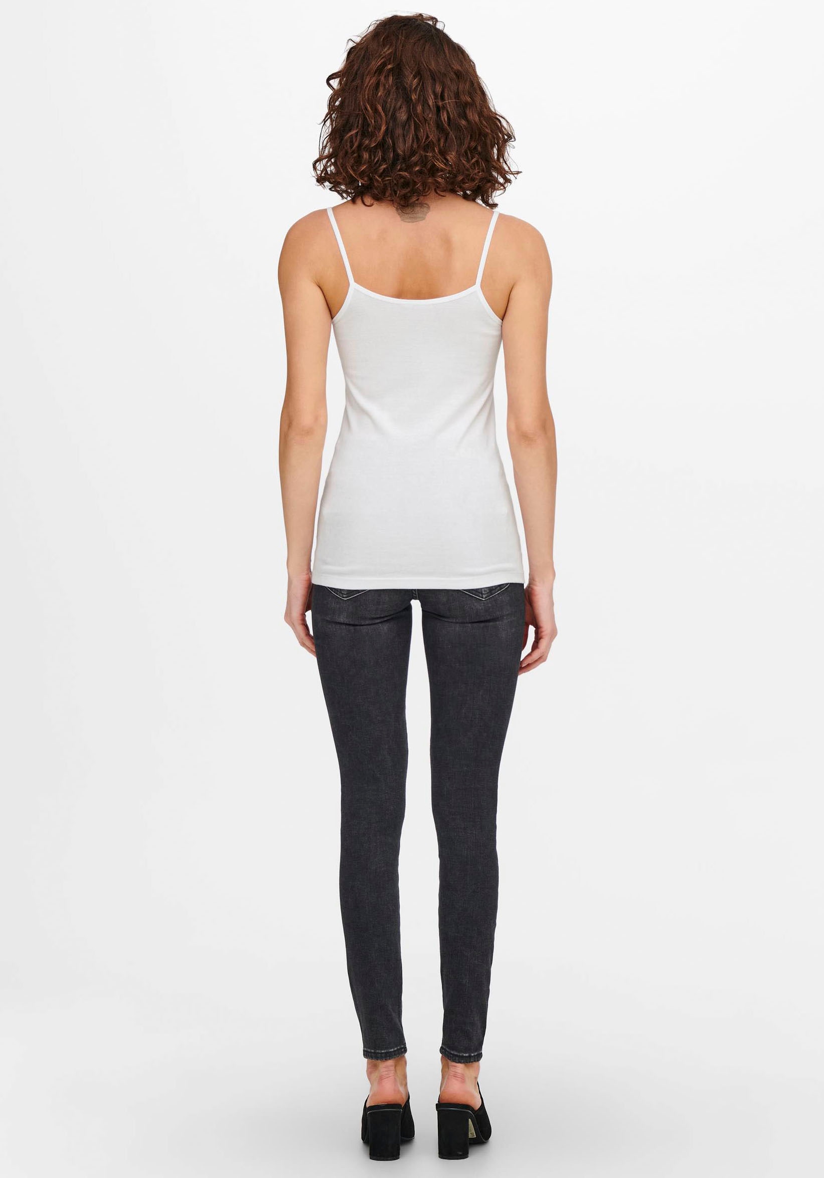 ONLY Spitzentop »ONLKIRA LACE SINGLET 2PACK NOOS«, (2er-Pack)