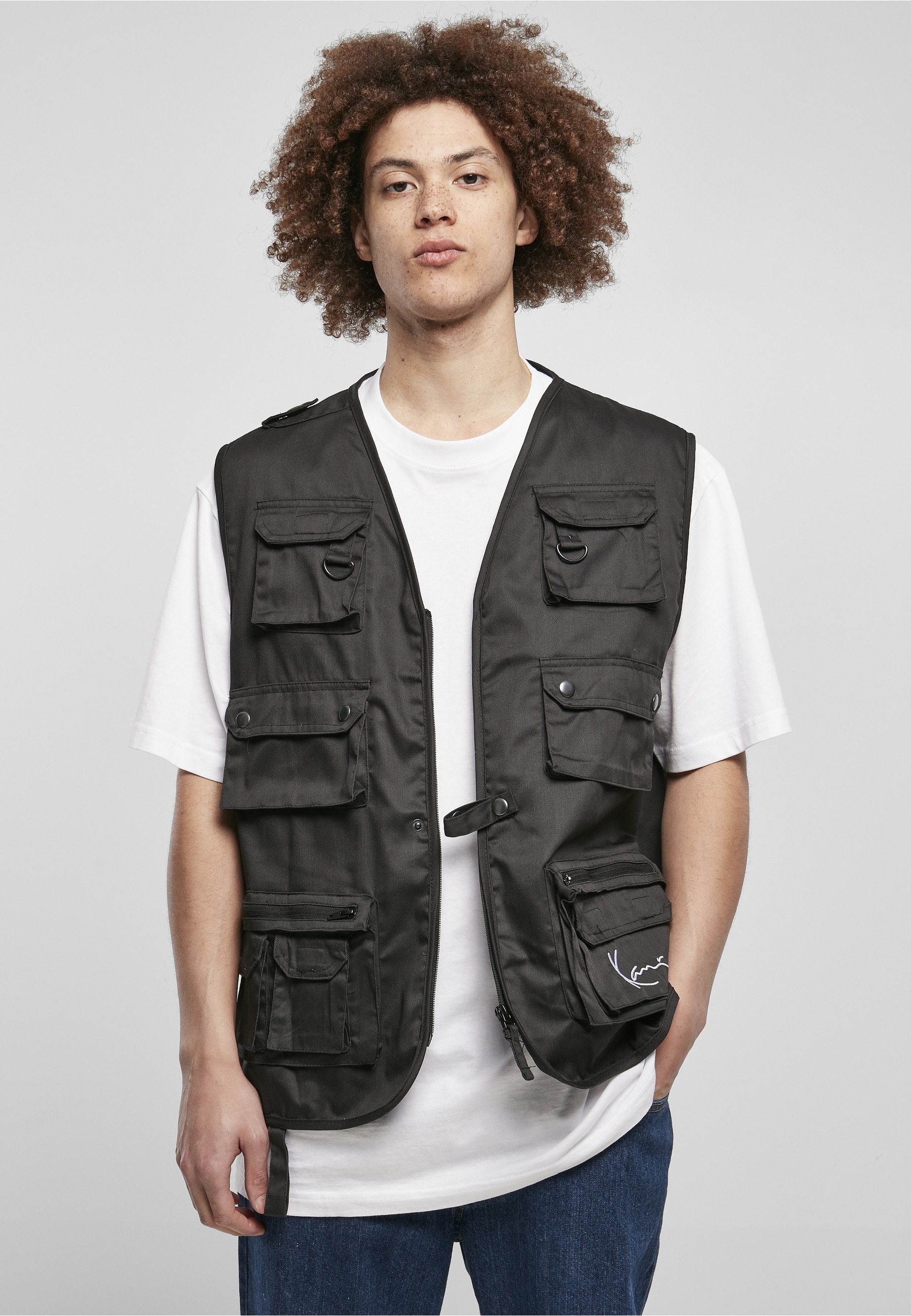 Karl Kani Steppweste »Karl Kani KK Small Signature Vest black« 1 Stk.