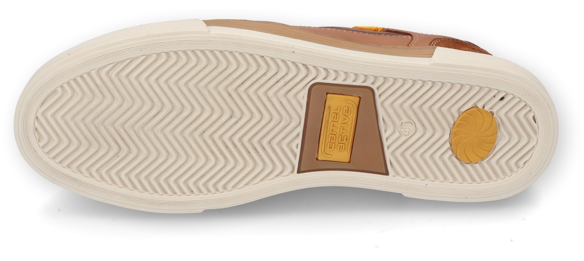 camel active Sneaker, Retro Sneaker, Schnürschuh, Halbschuh mit Lederinnensohle