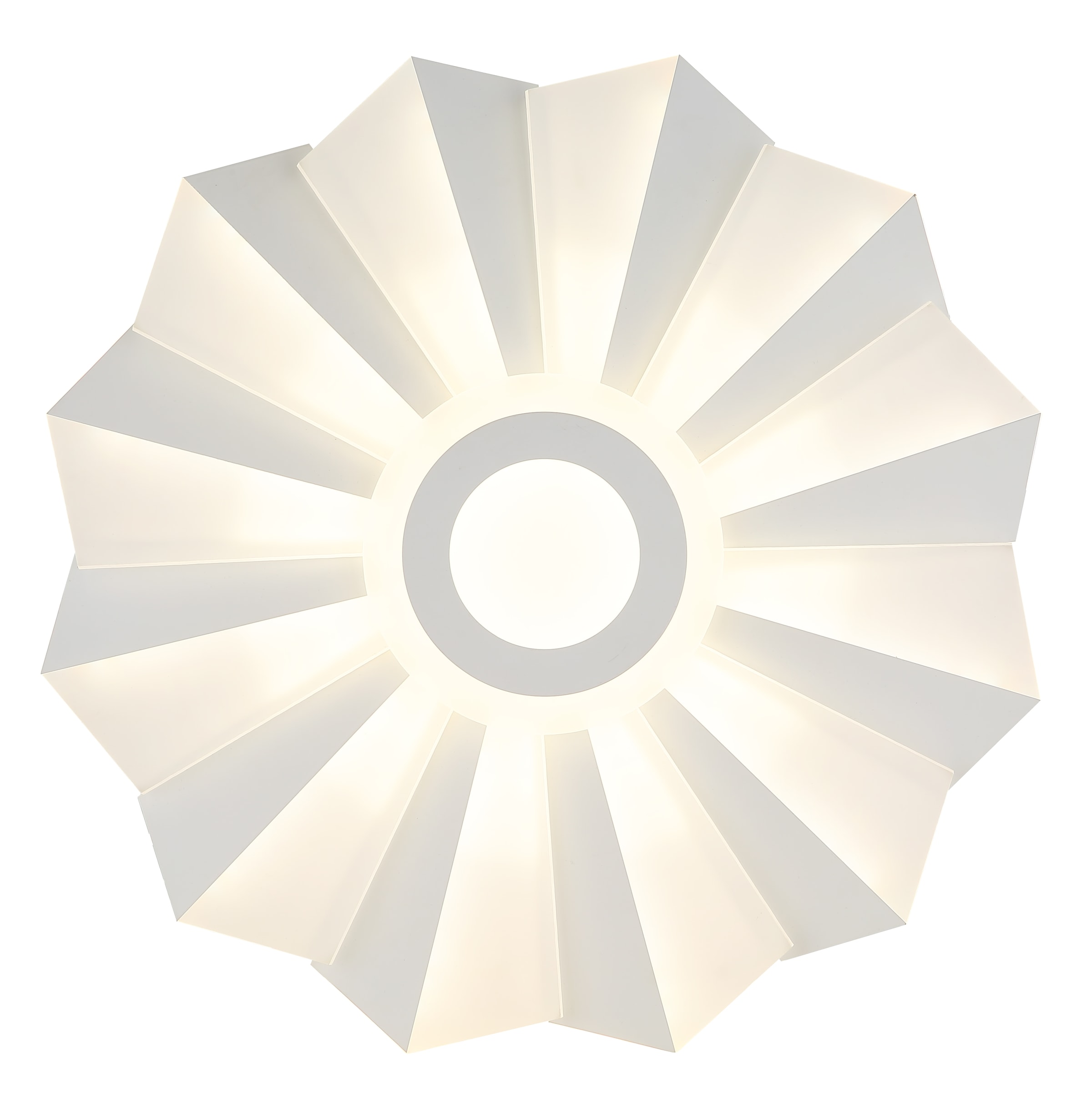 GLOBO LIGHTING LED Deckenleuchte »ALWINA«, Leuchtmittel LED-Modul | LED fest integriert, Deckenlampe/rund/Wohnzimmer/Schlafzimmer/modern