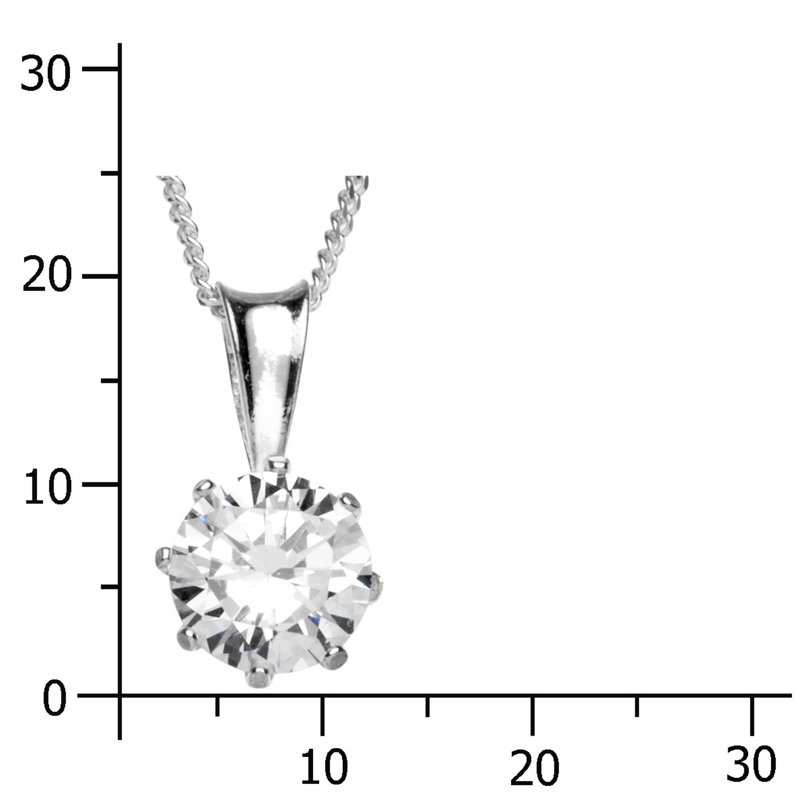 Ostsee-Schmuck Folina Collier Argent 45cm 2