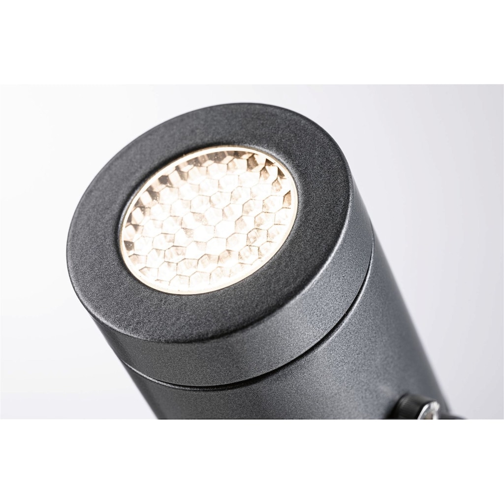 Paulmann LED Gartenstrahler »Radix IP65 56mm 3000K 5,5W 260lm 230V Grau Aluminium«, 1 flammig-flammig