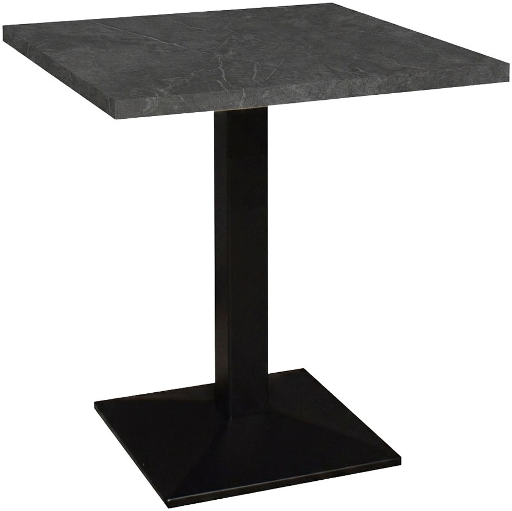 Mäusbacher "Big Bistro Metall" Quadrat-Säulengestell, eckige Platte BHT 70x75x70 cm