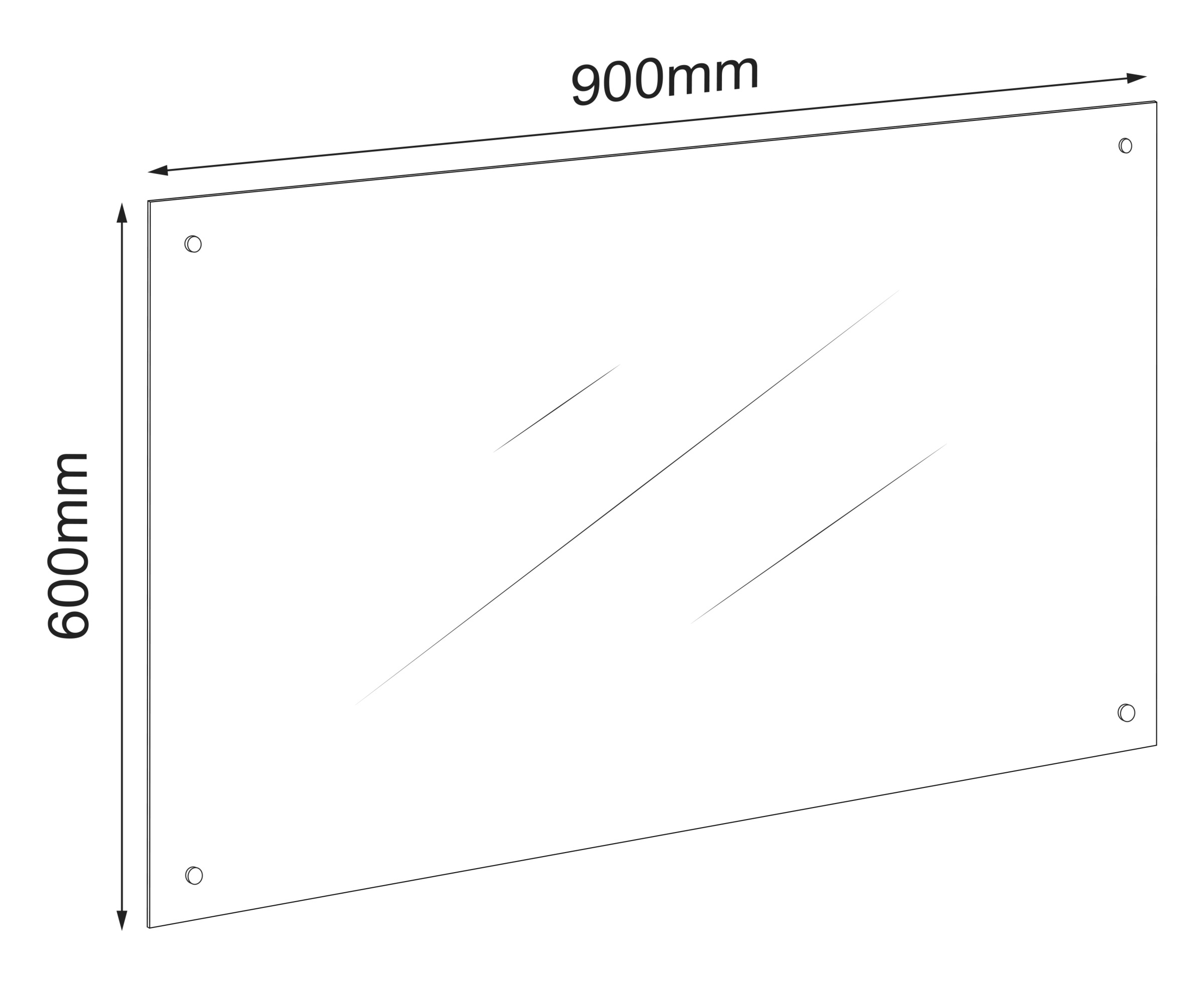 VCM Spritzschutz »Küchenrückwand Herd Spritzschutz 90 x 60 cm Esilo«
