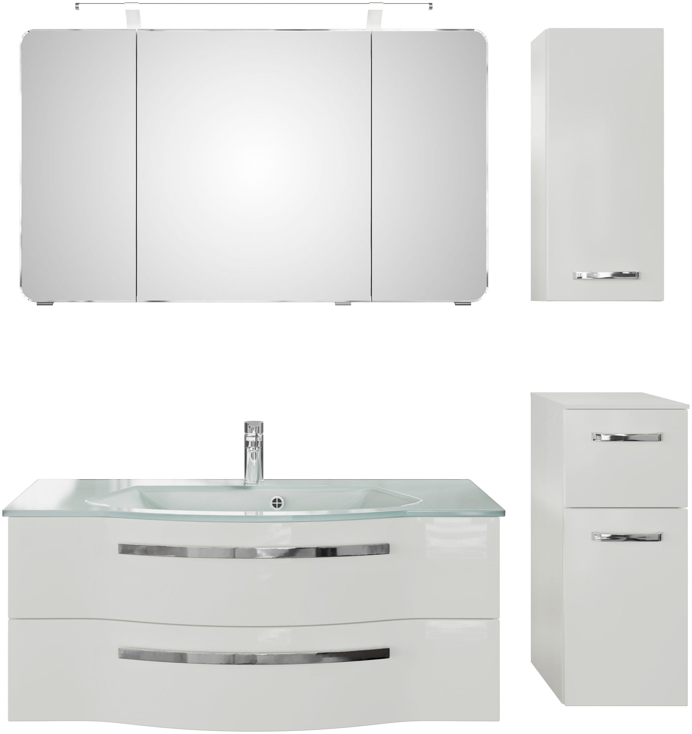 Saphir Badmöbel-Set "Serie 4005", (Set, 5 St.), Badmöbel-Set Serie 4005, vo günstig online kaufen