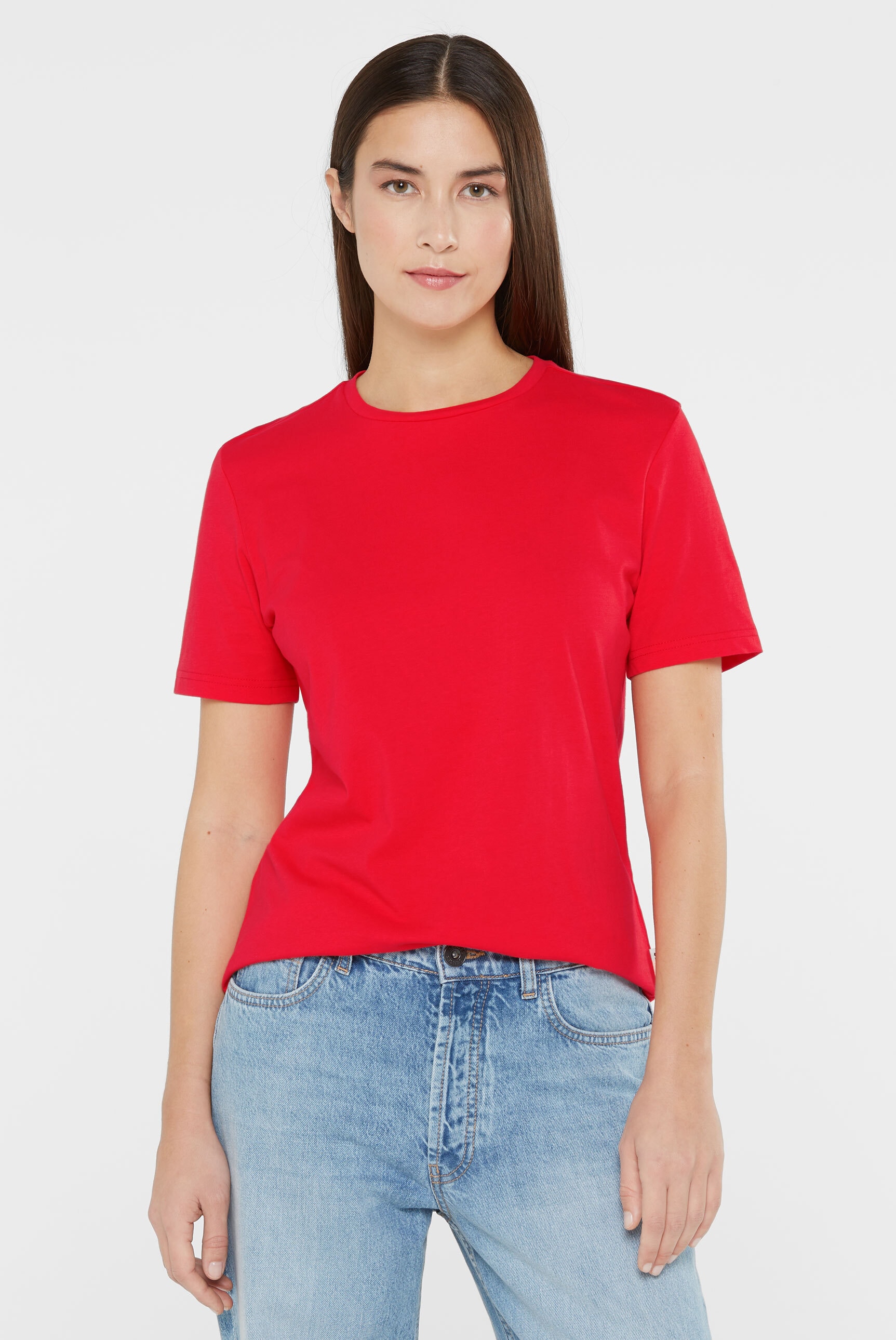 SENSES.THE LABEL Rundhalsshirt, aus Baumwolle