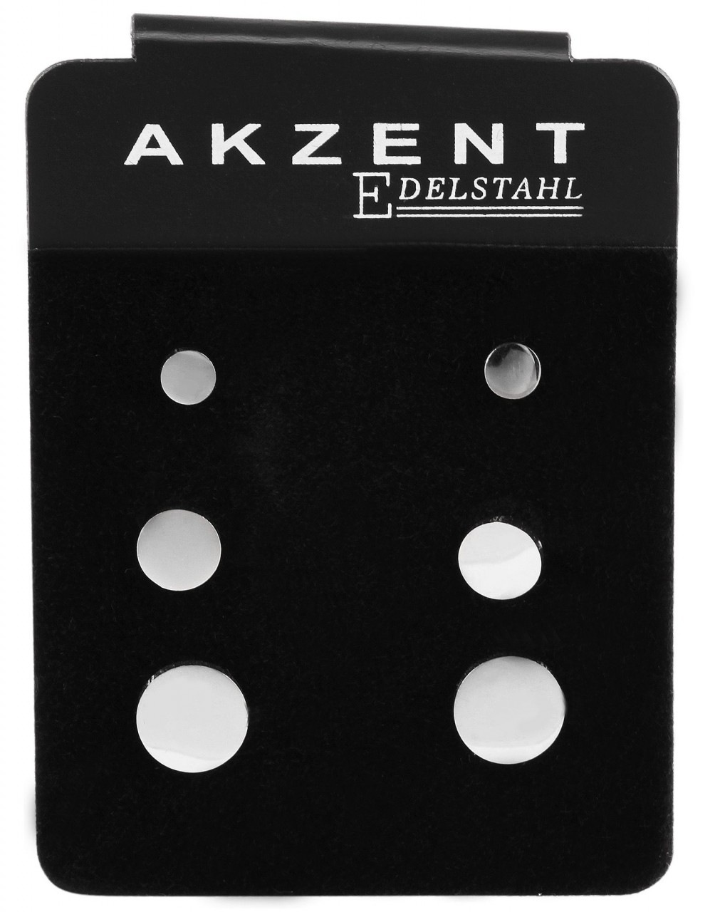 Adelia´s Paar Ohrhänger »Damen Ohrstecker aus poliertem Edelstahl Ø 8 mm«