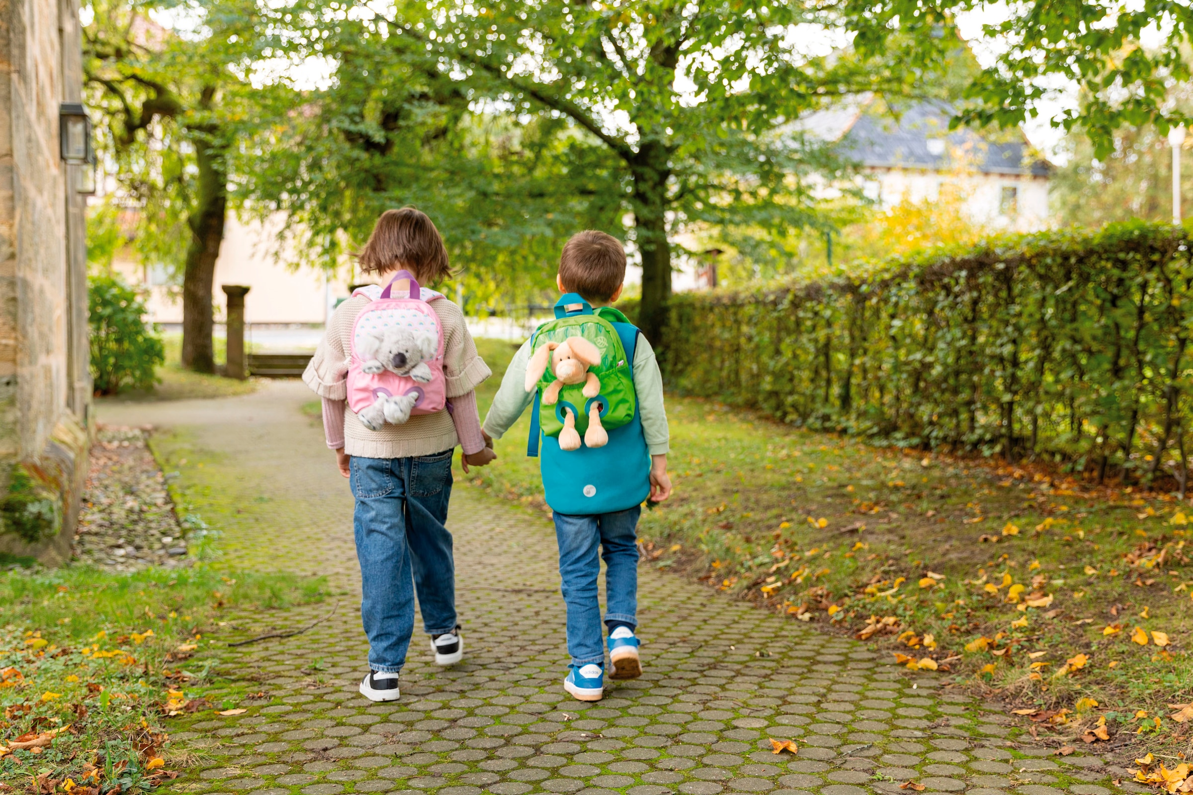 Nici Kinderrucksack »Travel Friends, Rucksack mit Plüsch Hase, 25 cm«