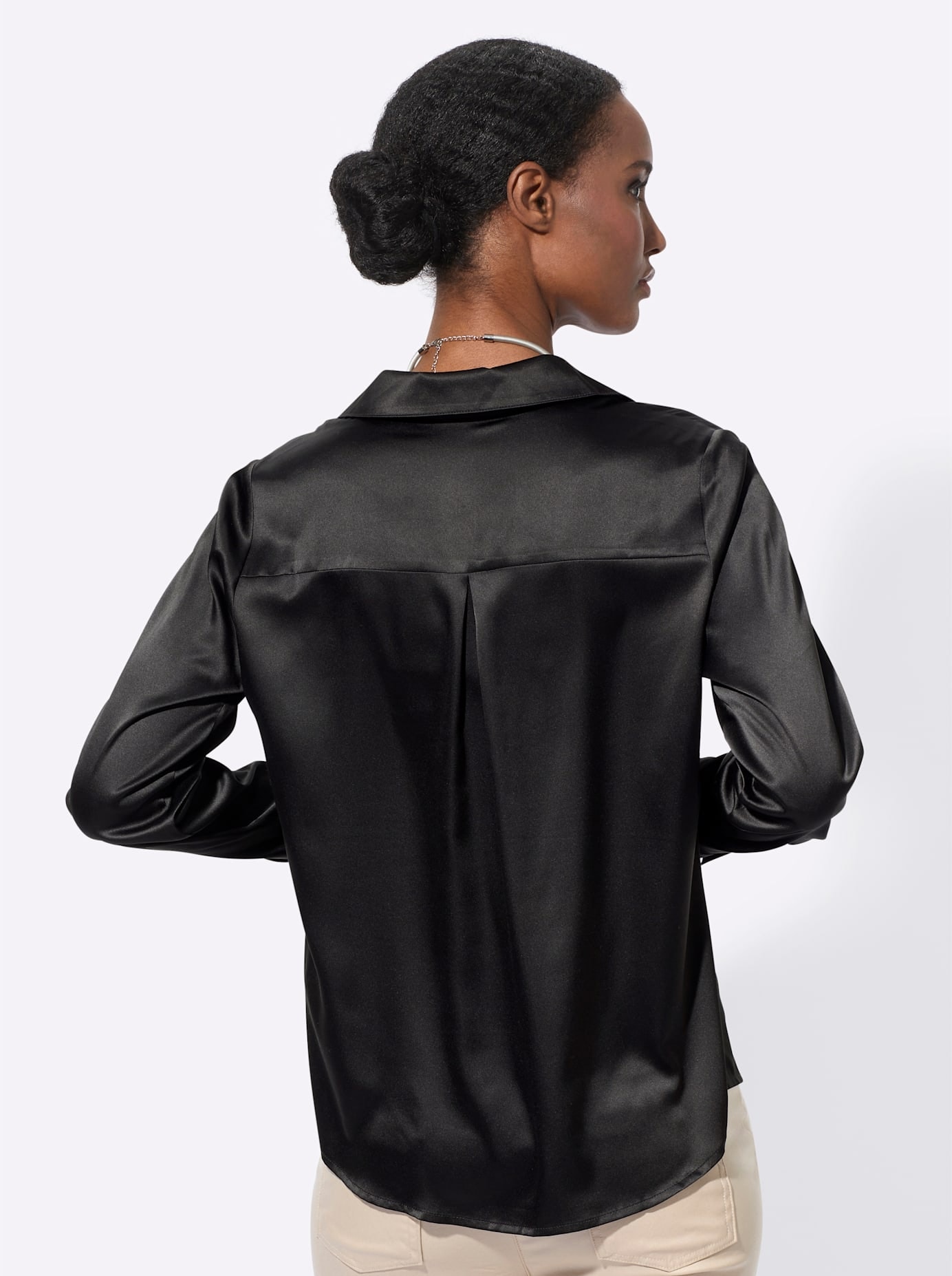 creation L Satinbluse