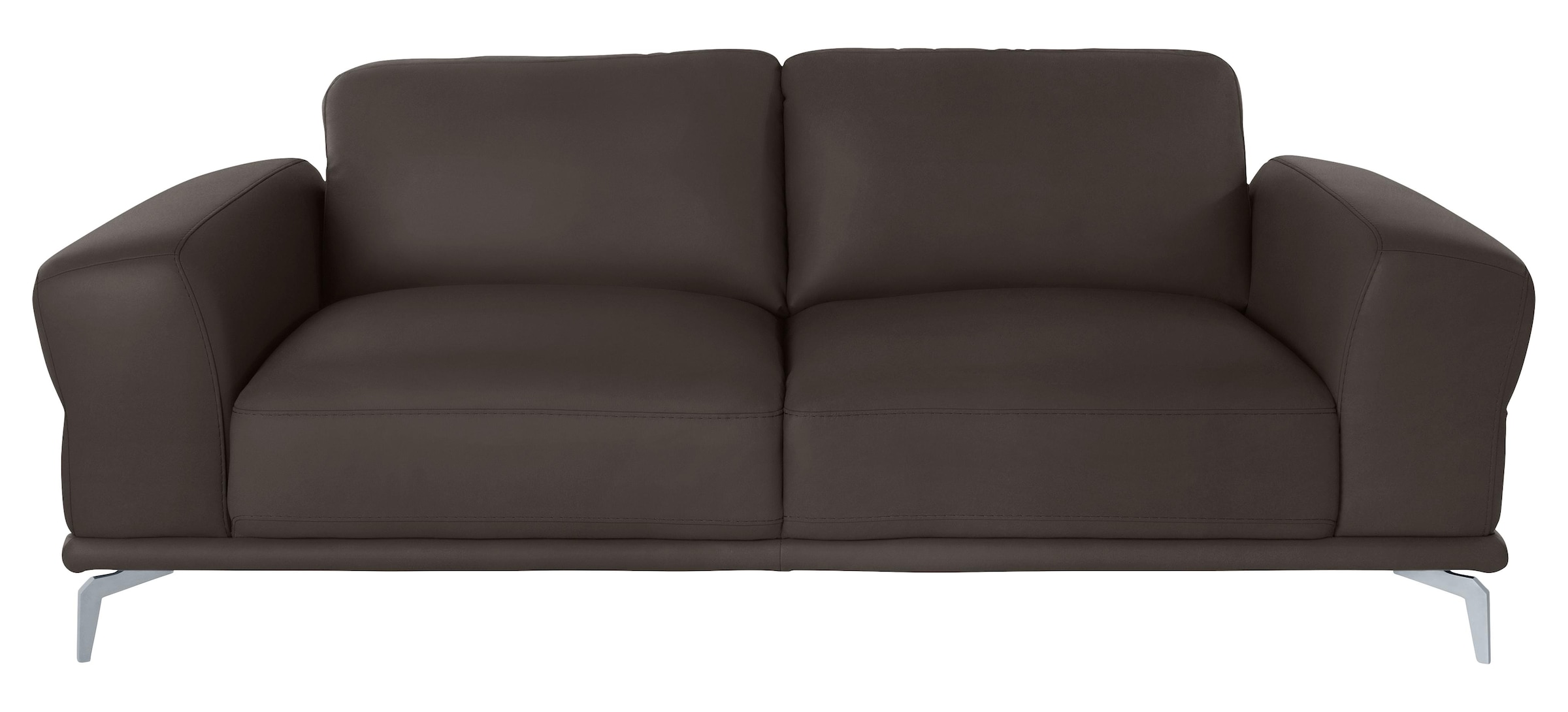 W.SCHILLIG 2,5-Sitzer »montanaa Design Sofa mit erstklassigem Sitzkomfort, Federkern« mit Metallfüßen in Silber matt, Breite 212 cm