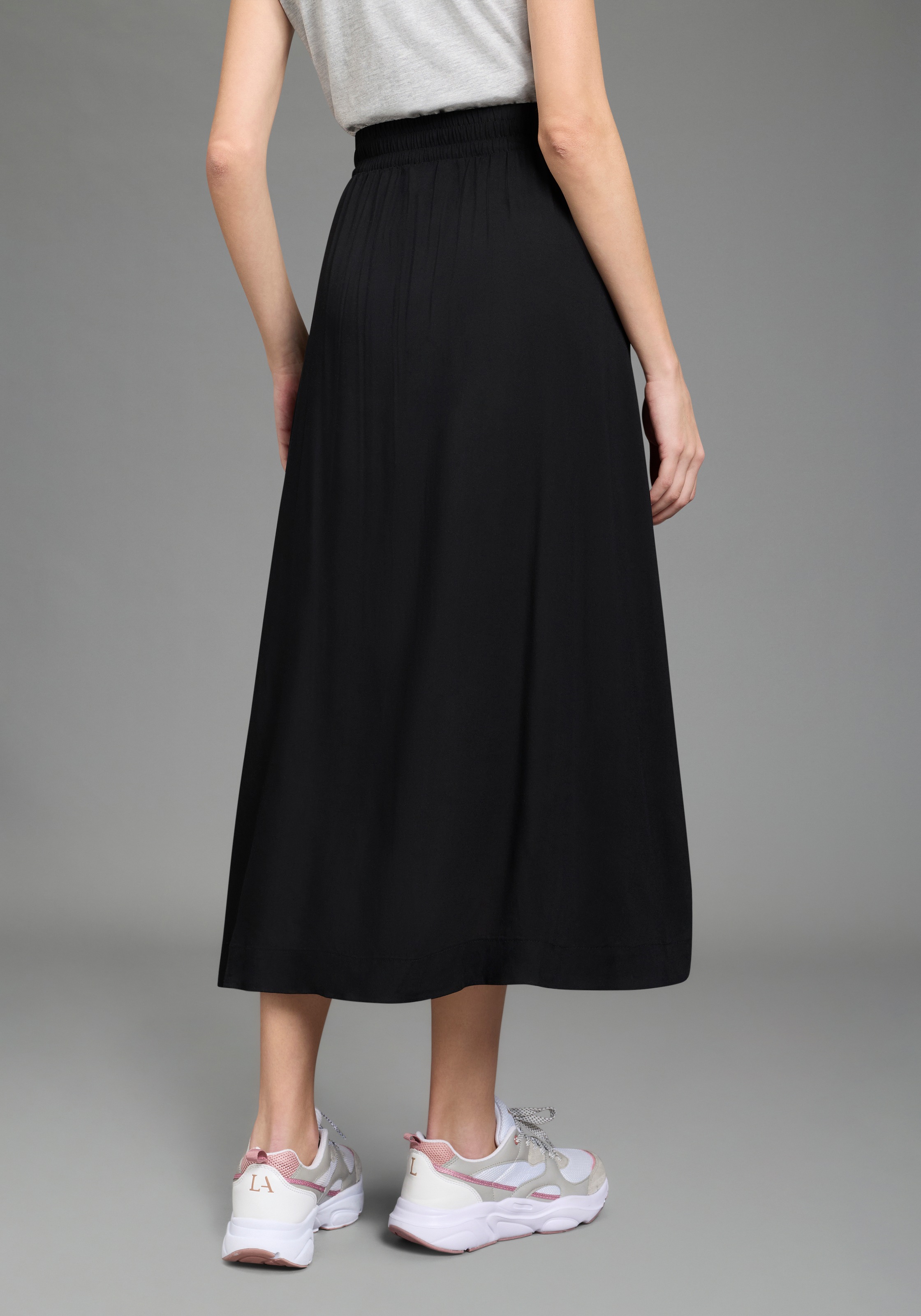 Laura Scott Maxirock mit bequemem Komfortbund und Gummizug günstig online kaufen